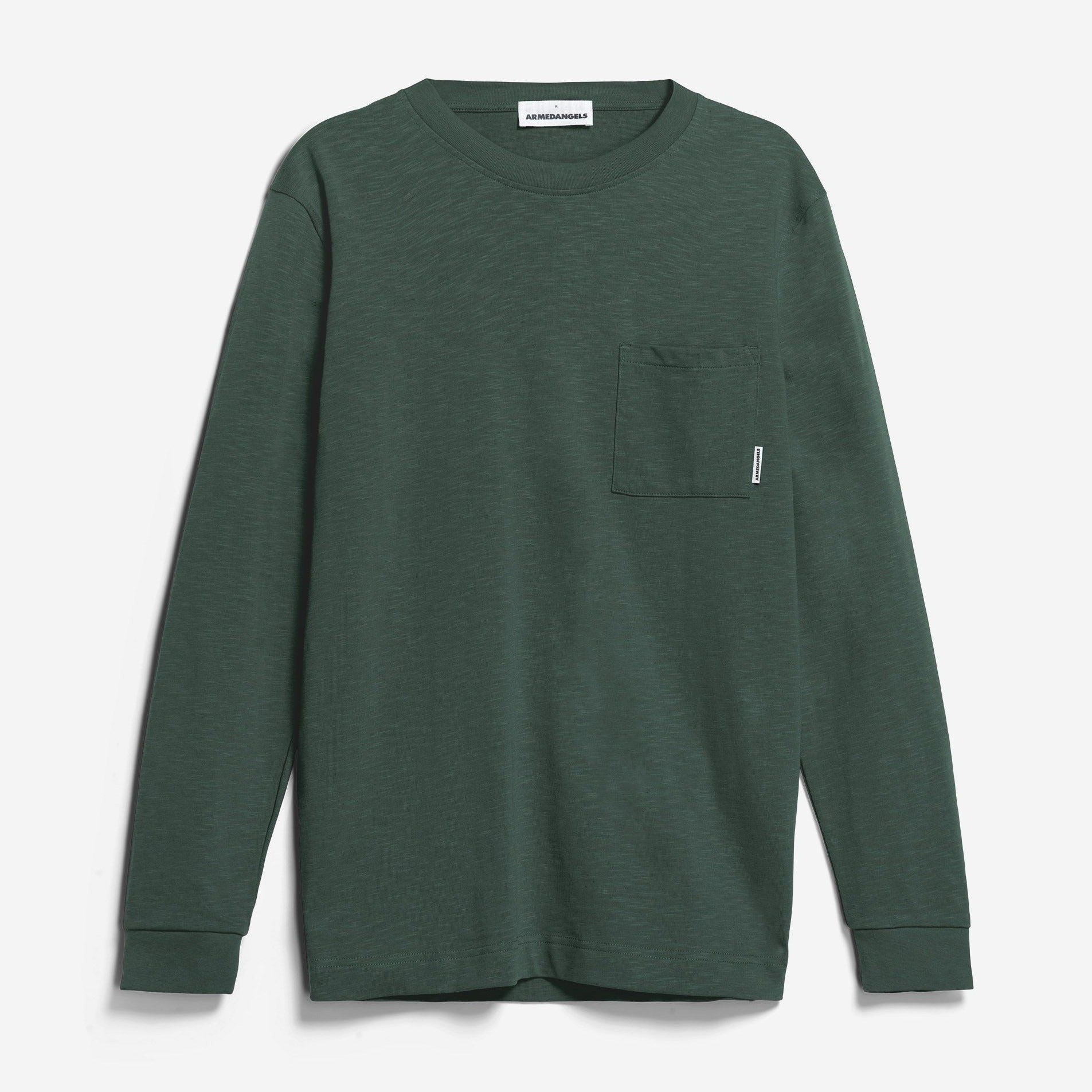 ARMEDANGELS Longsleeve "BAAZO FLAMÉ" Boreal Green