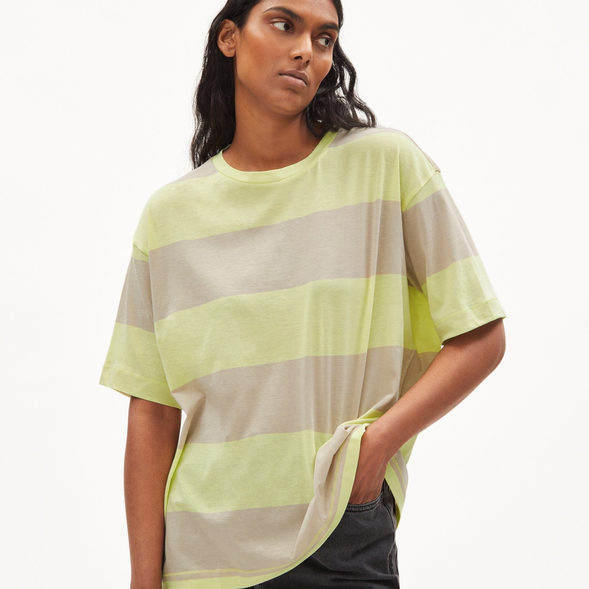 ARMEDANGELS T-Shirt "SAIKAA BOLD STRIPES"