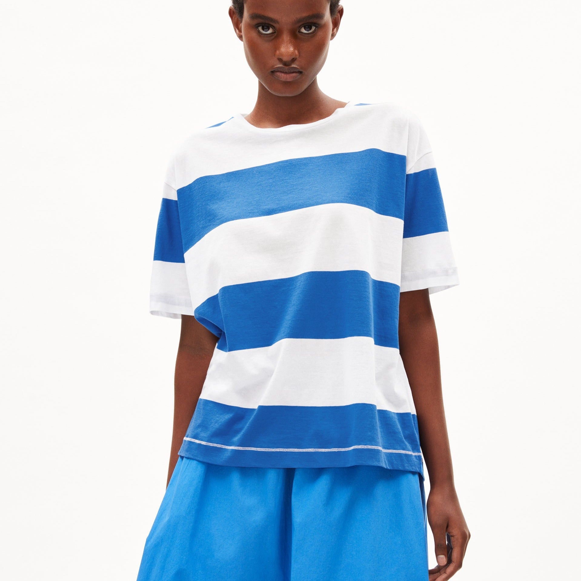 ARMEDANGELS T-Shirt "SAIKAA BOLD STRIPES"