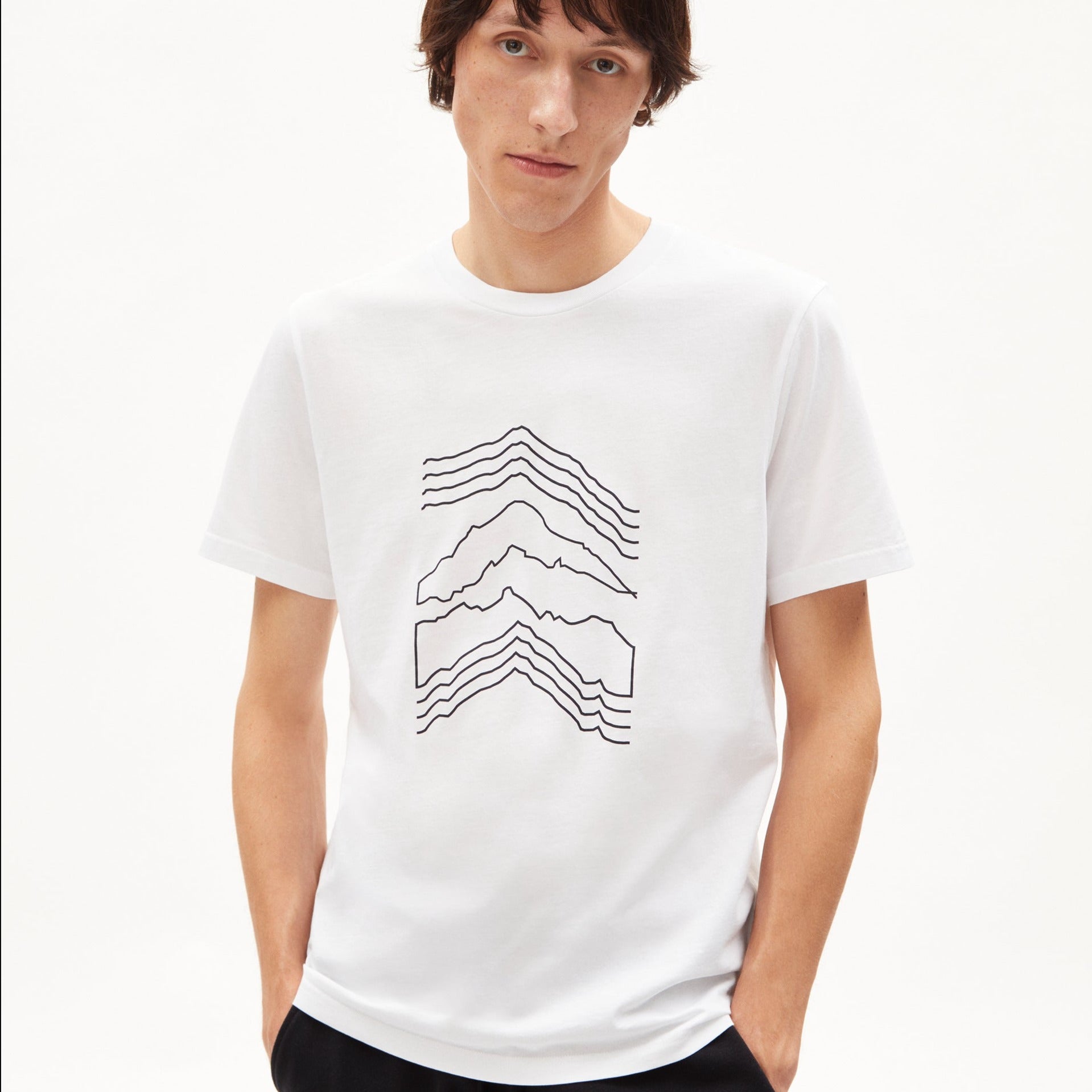 ARMEDANGELS T-Shirt "JAAMES MOUNTAIN ICON"