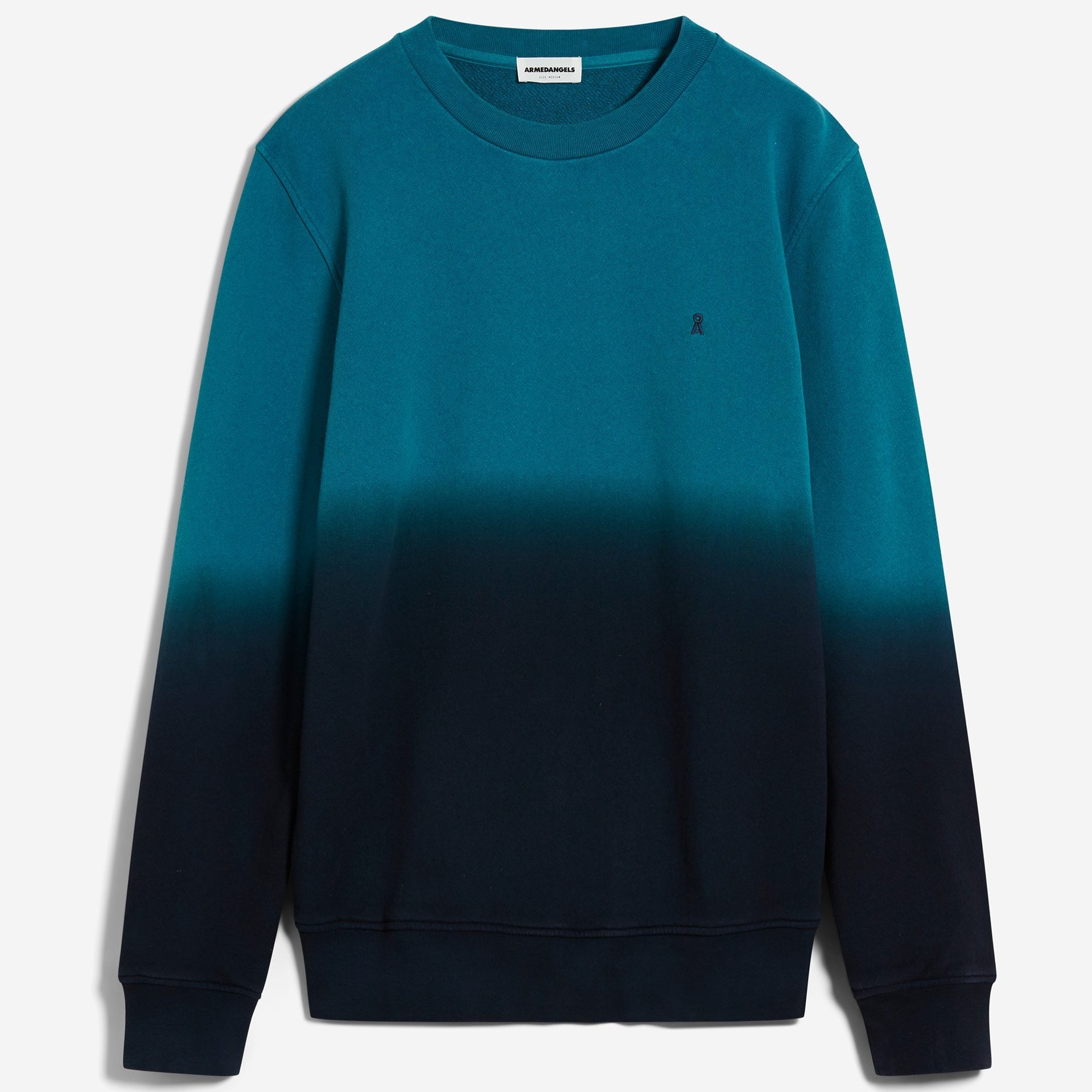 ARMEDANGELS Sweatshirt "BAARO DEGRADÉ" Spruce Petrol