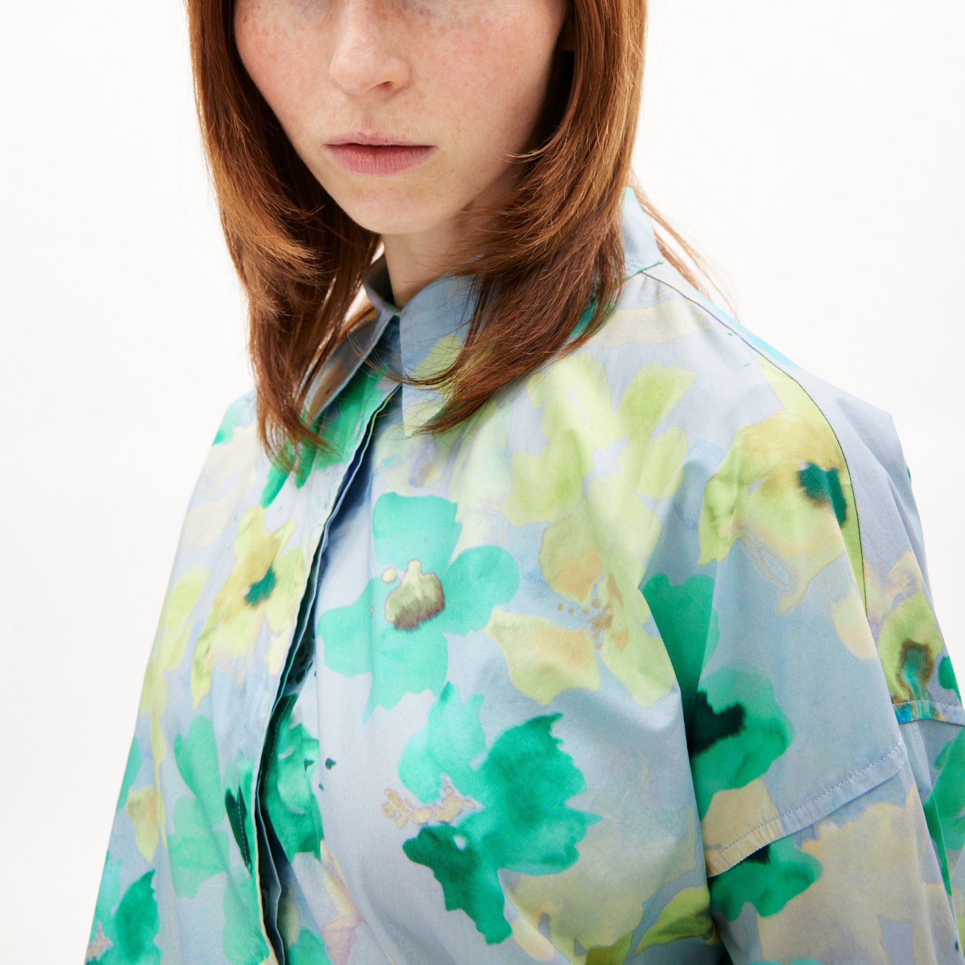 ARMEDANGELS Bluse "DAAPHNA AQUA FLORAL"