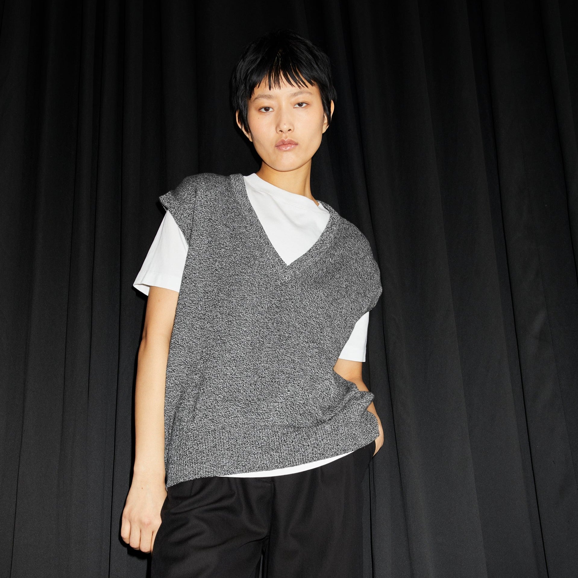 ARMEDANGELS Stricktop "MALUKAA CLEAN UP"