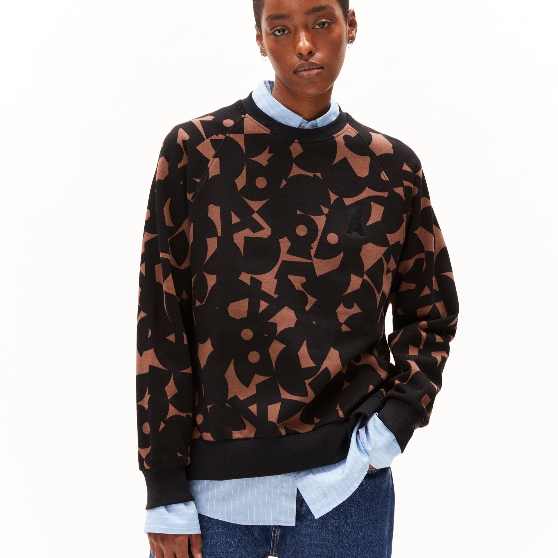 ARMEDANGELS Sweatshirt "GIOVANNAA ABSTRACT A"