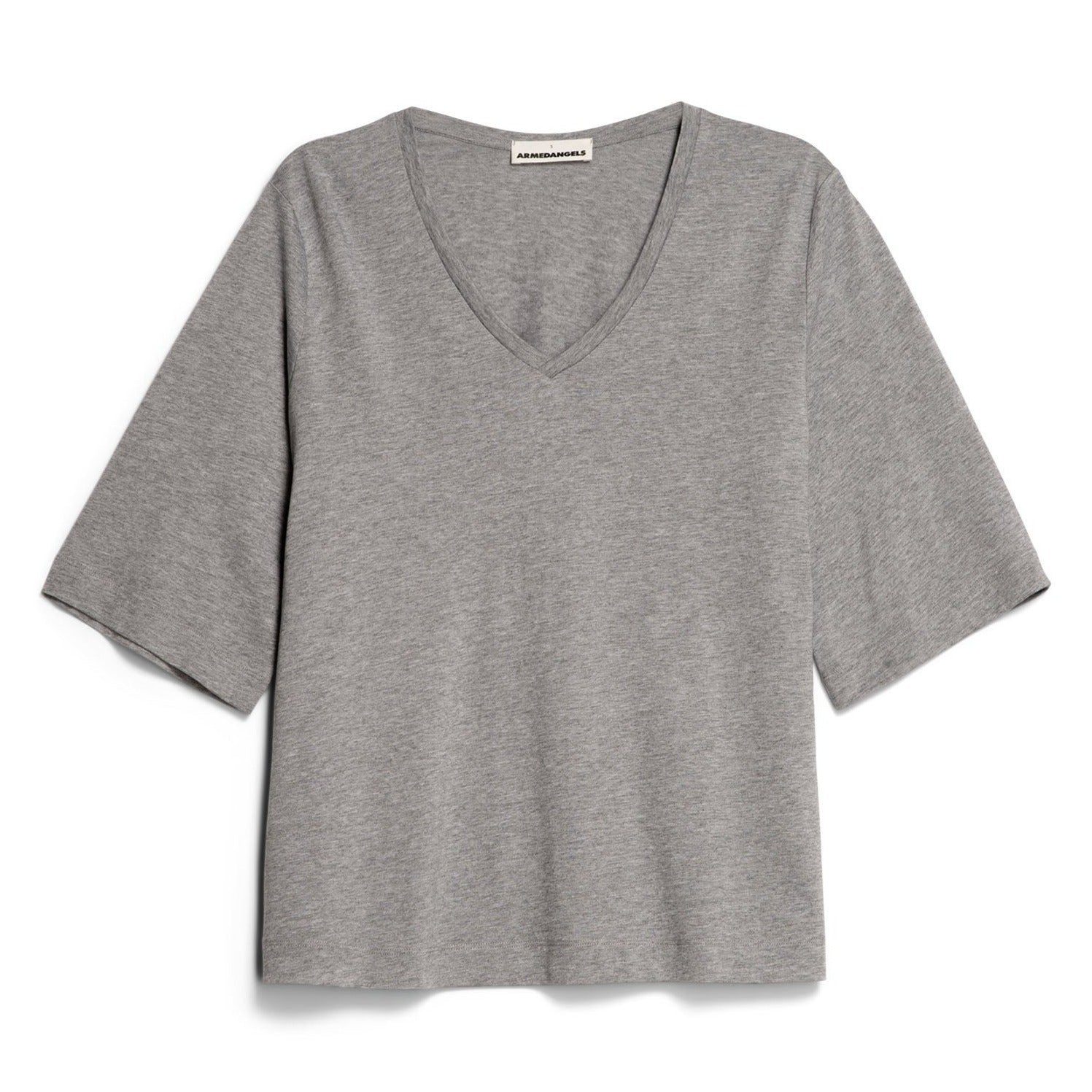 ARMEDANGELS T-Shirt "LIANAA" Mid Grey Melange