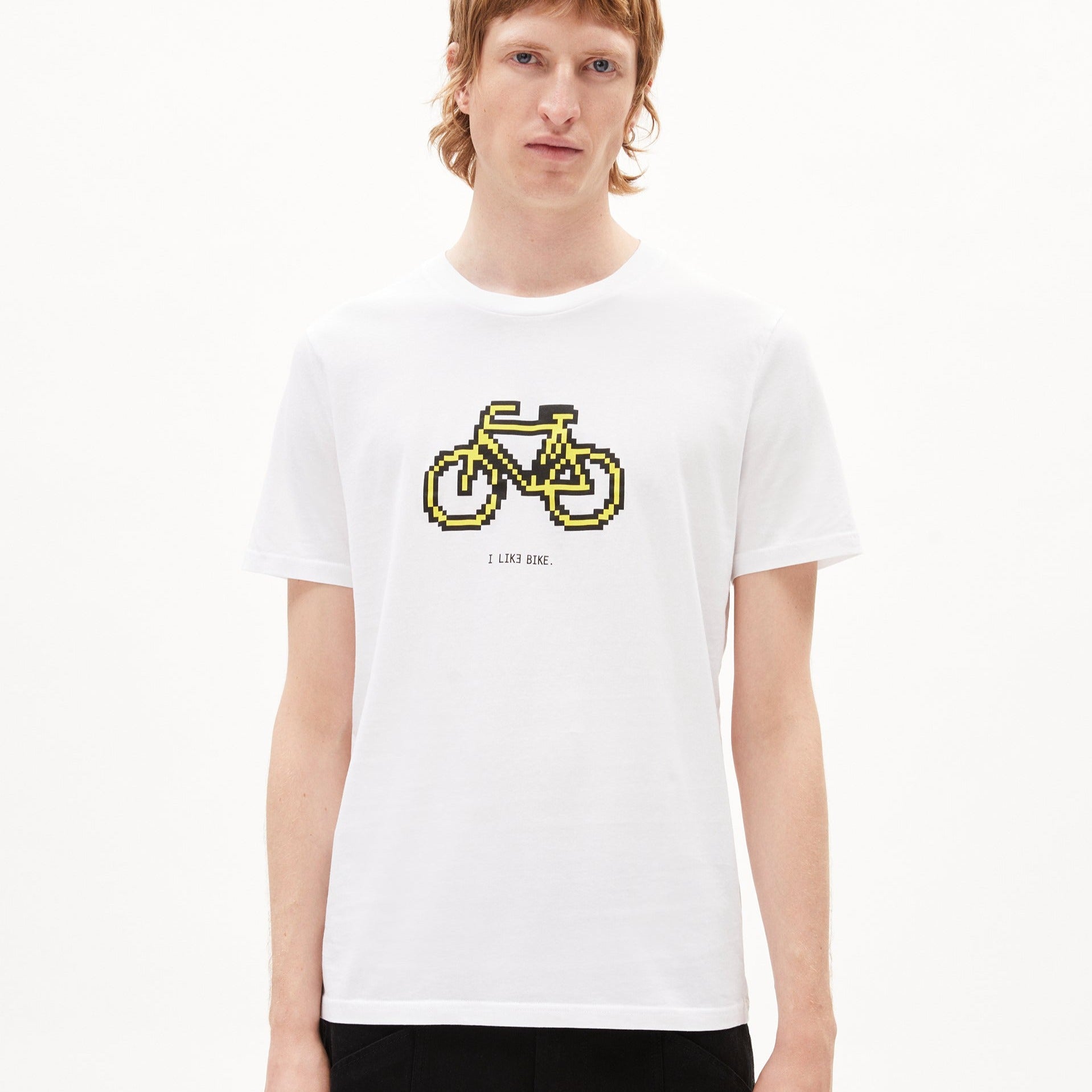 ARMEDANGELS T-Shirt "JAAMES PIXXEL BIKE"