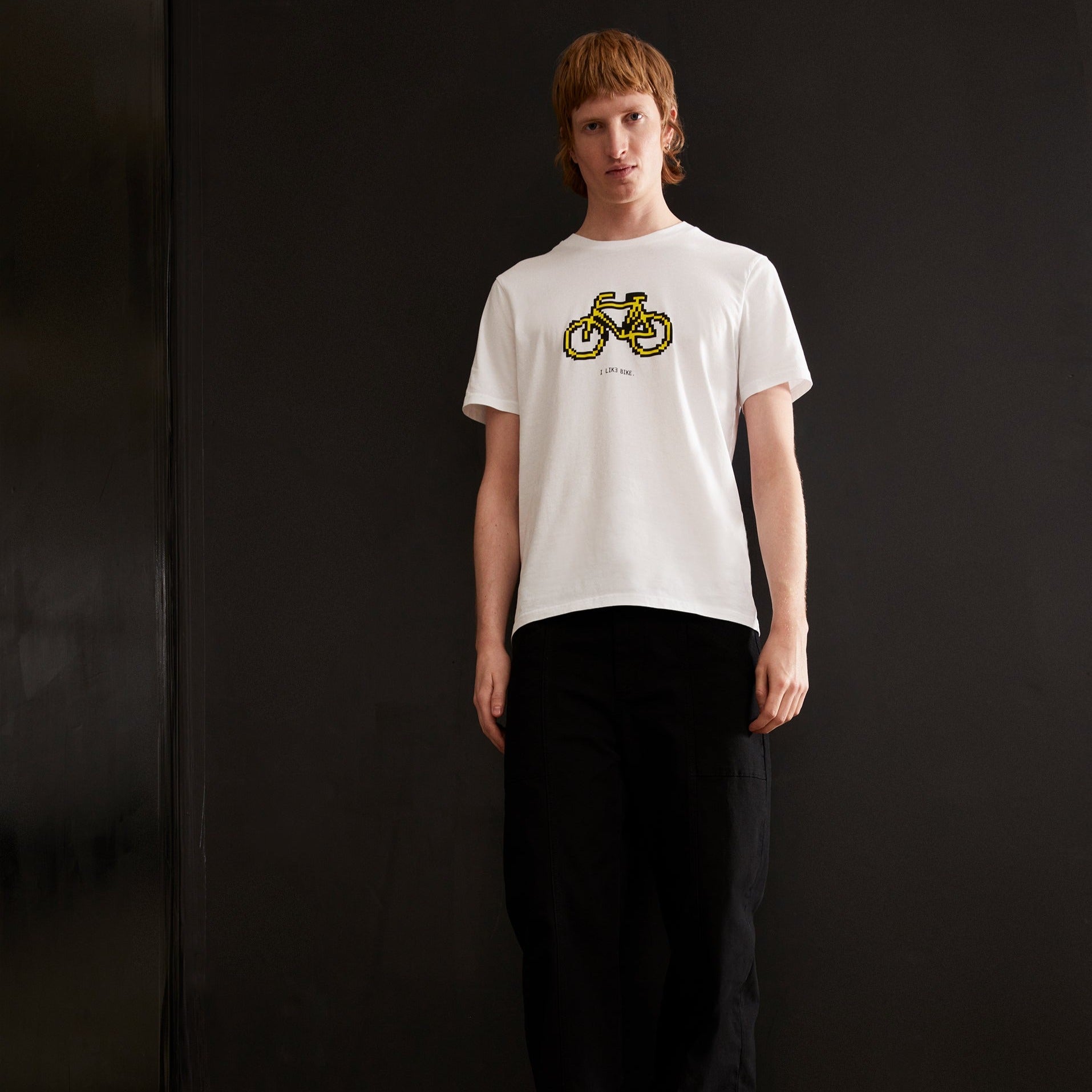 ARMEDANGELS T-Shirt "JAAMES PIXXEL BIKE"