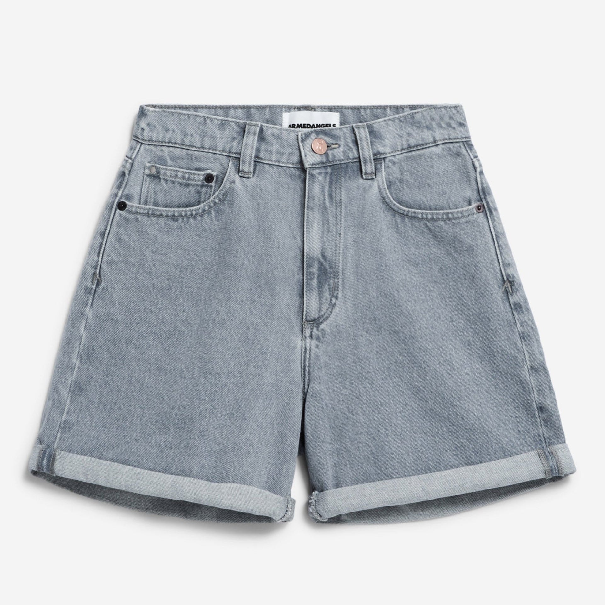 ARMEDANGELS Jeans Shorts "SHEAARI" Warm Grey