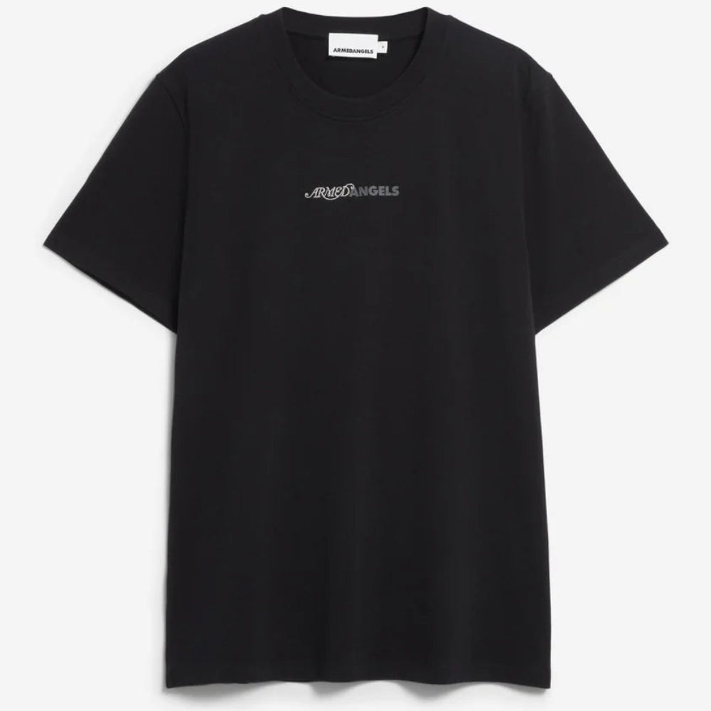 ARMEDANGELS Men Casual Jersey Shirt T-Shirt "MAARKOS IKOGRAPH" Black