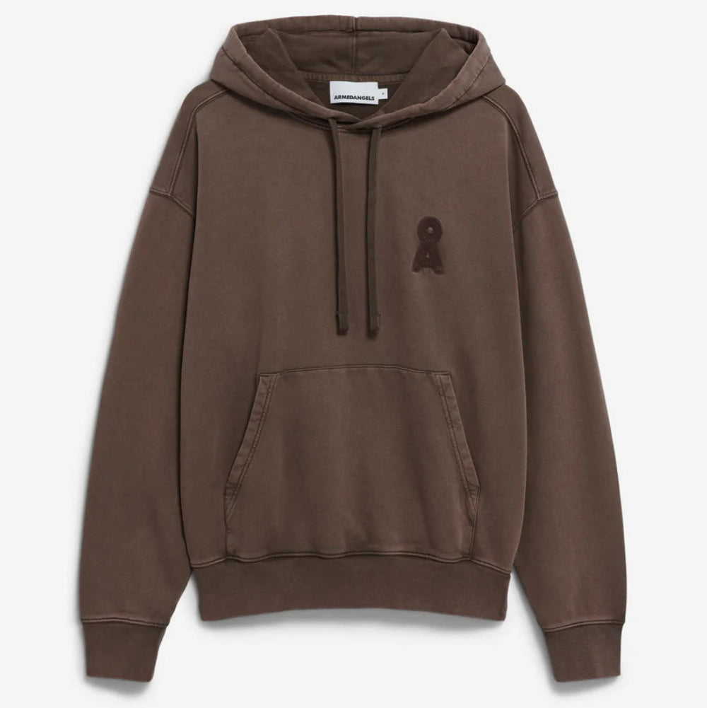 ARMEDANGELS Men Casual Sweat Hoodie "ICONIC Å KIRAAN GMT DYE" Tree Shade Washed