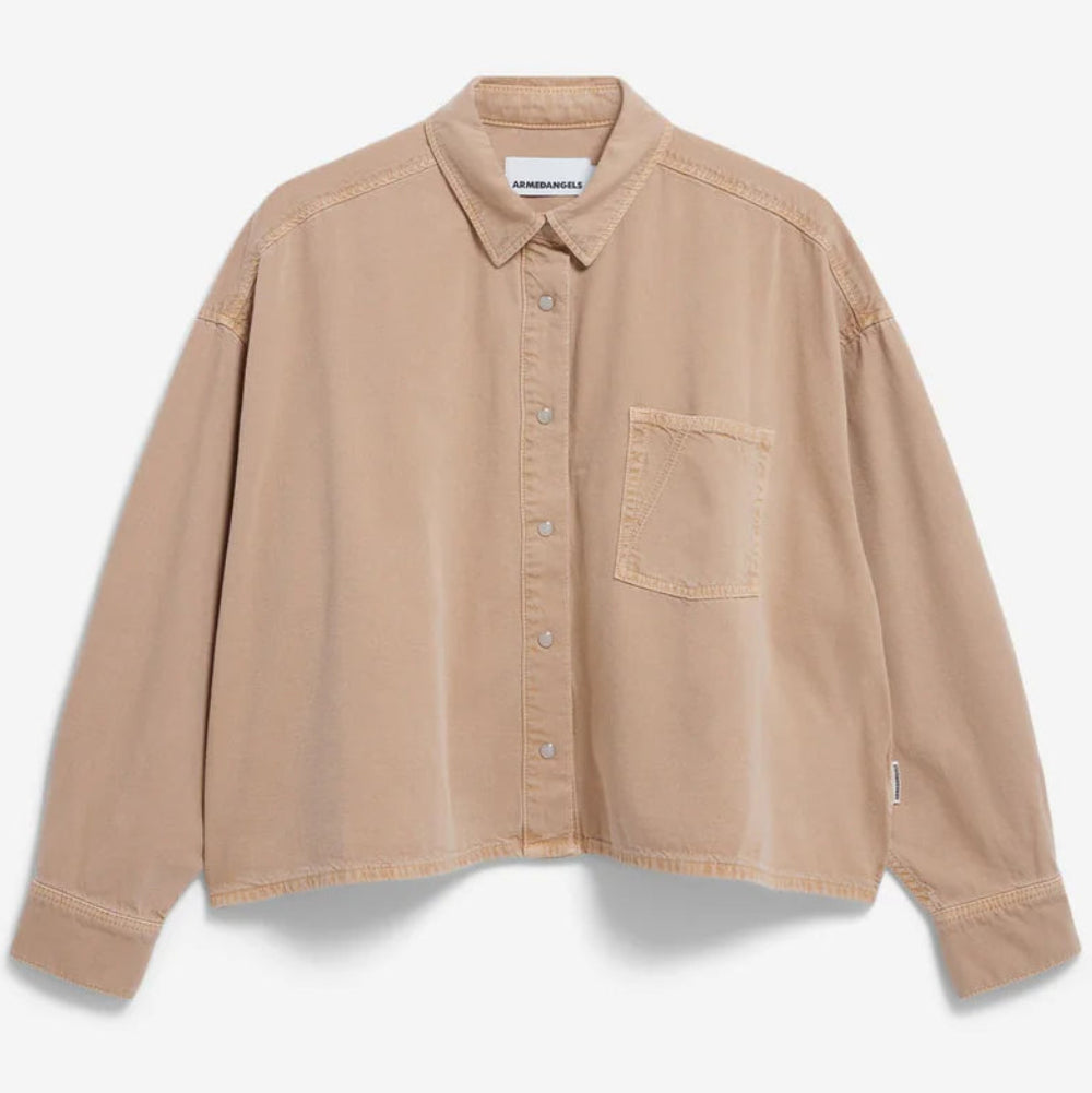 ARMEDANGELS Women Casual Bluse langarm "NALAANI" True Camel