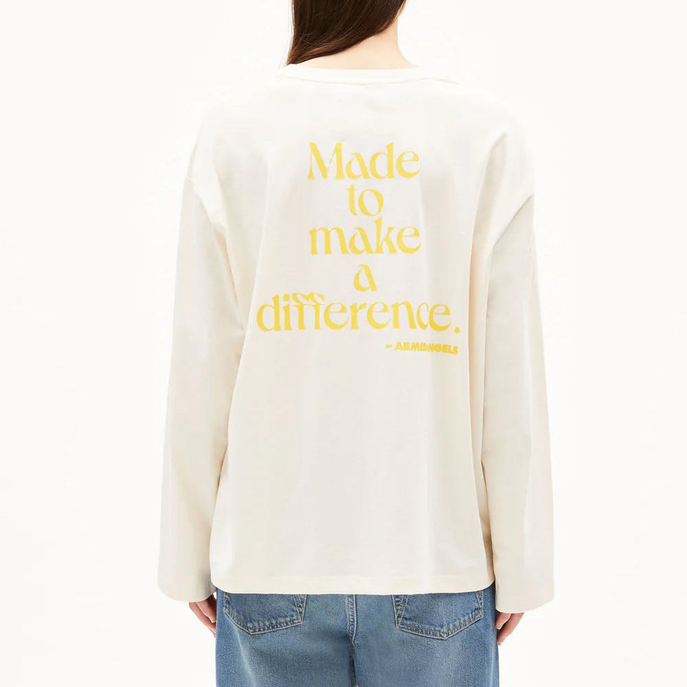 ARMEDANGELS Women Casual Jersey Shirt Longsleeve "FIETAA DIFFERENCE"