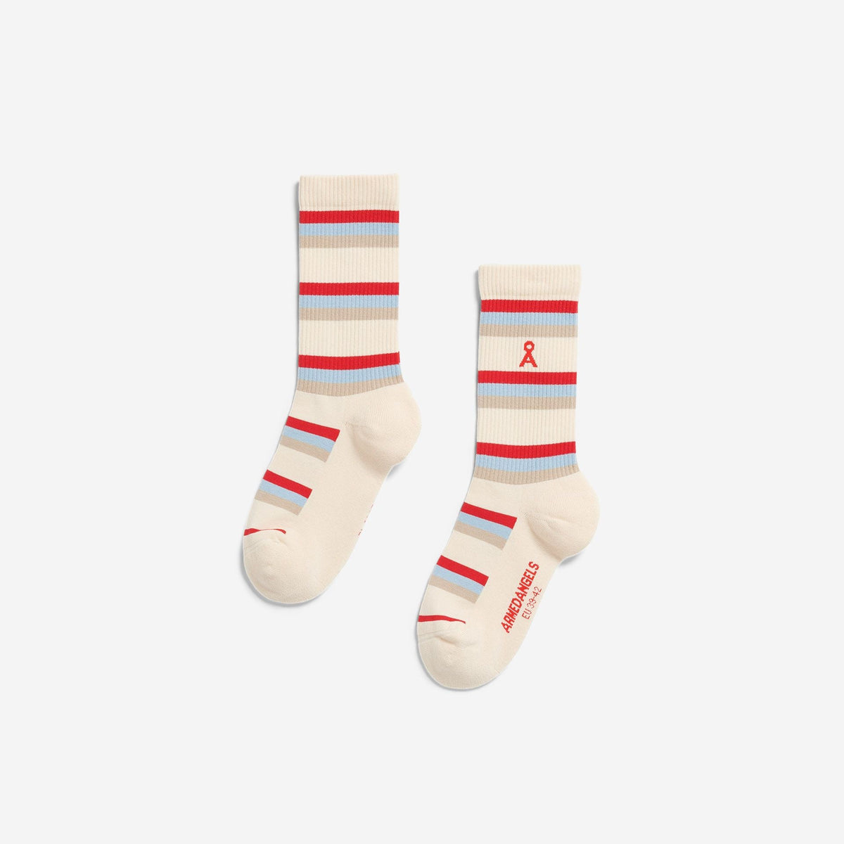 ARMEDANGELS Damen Socken "STRIPE SOCKS" Oatmilk
