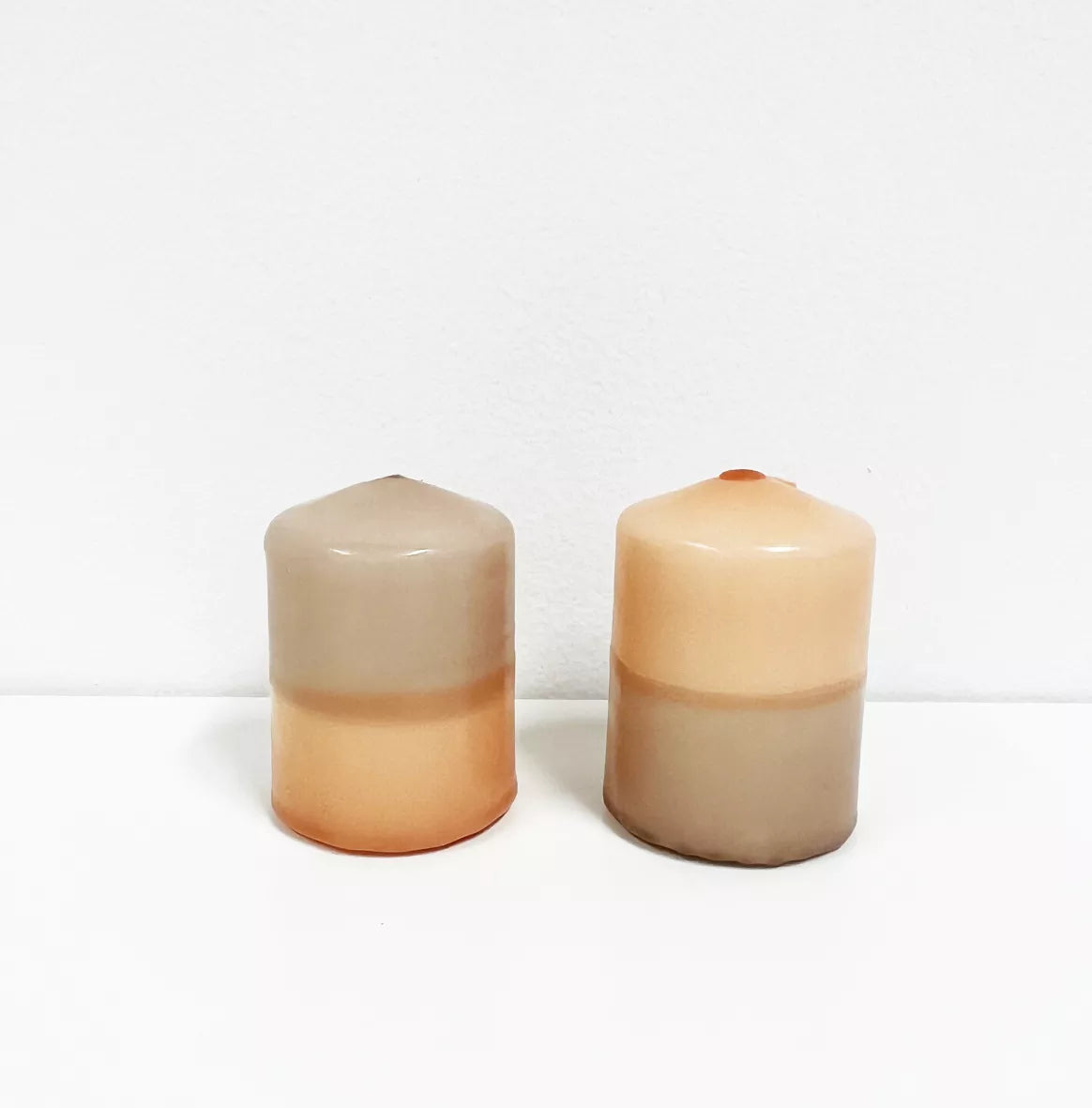 by Vivi Stumpenkerze Dip Dye - L Pumpkin