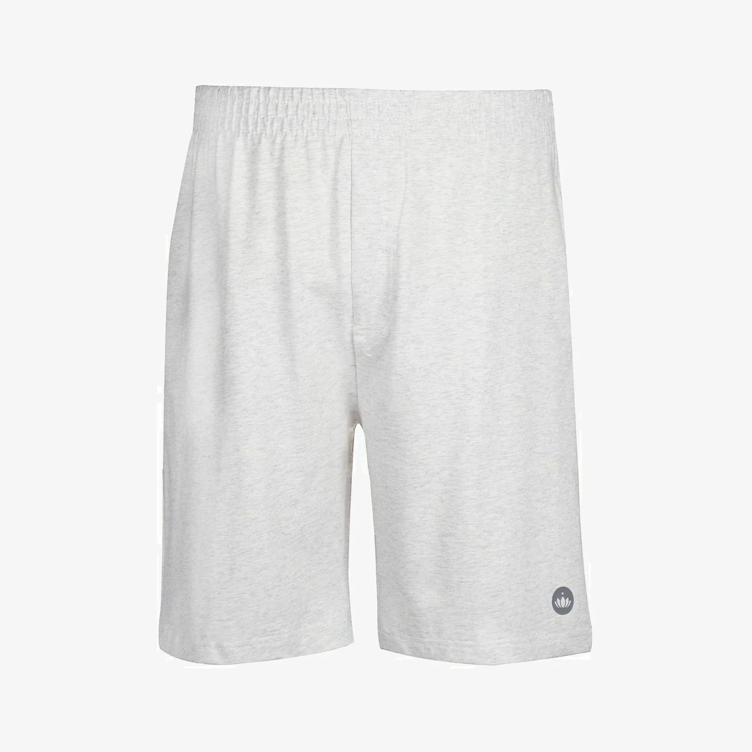 Lotuscrafts Organic Mens Yoga Short Light Grey Marl