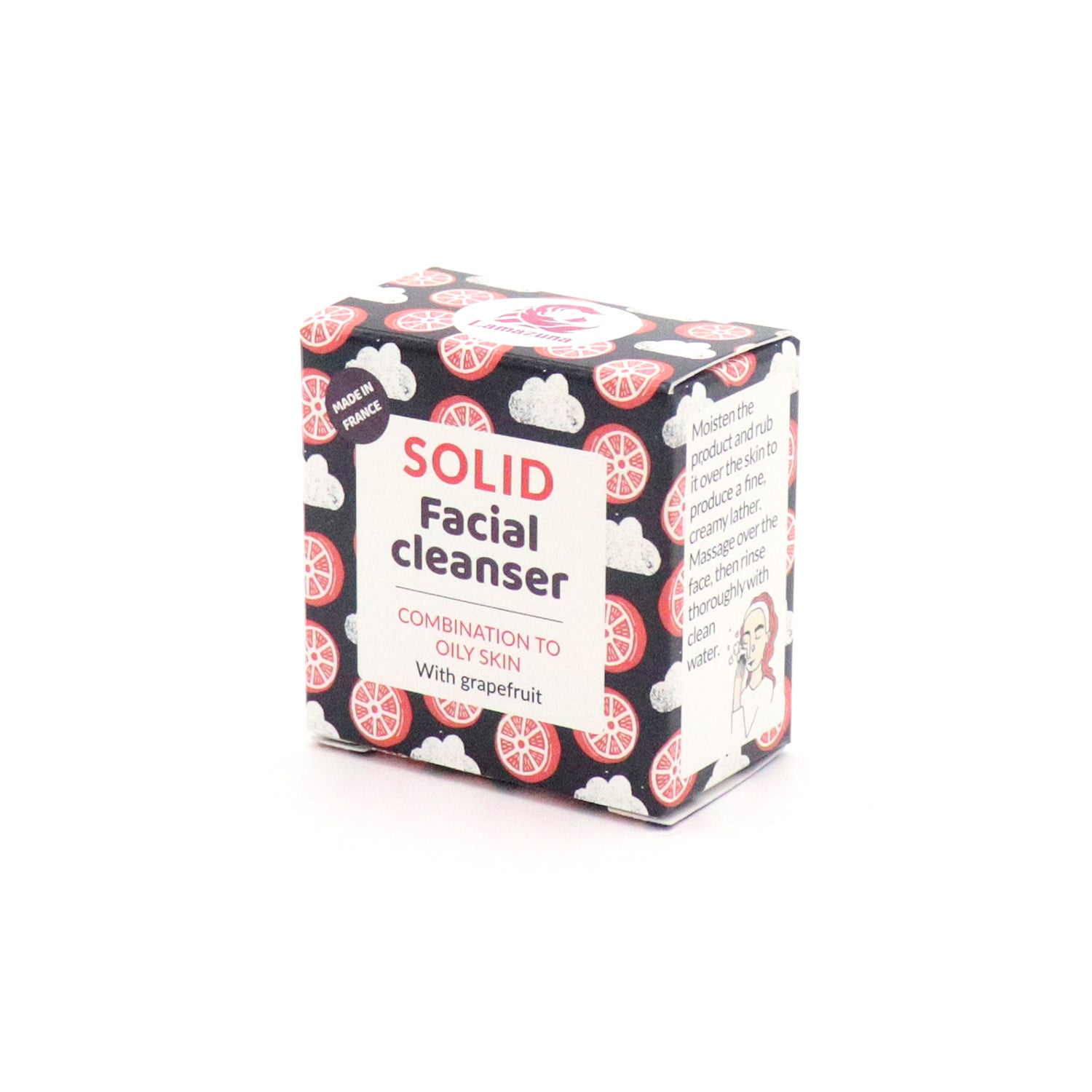 Lamazuna Fester Gesichtsreiniger "Mischhaut und ölige Haut" 27 ml Grapefruit