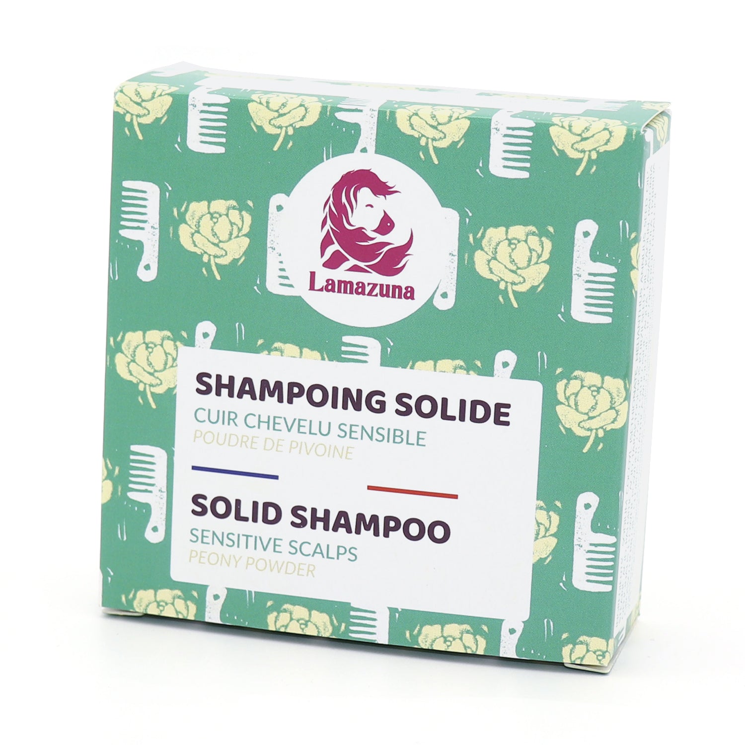 Lamazuna Festes Shampoo "empfindliche Kopfhaut" 70 ml Peony Powder