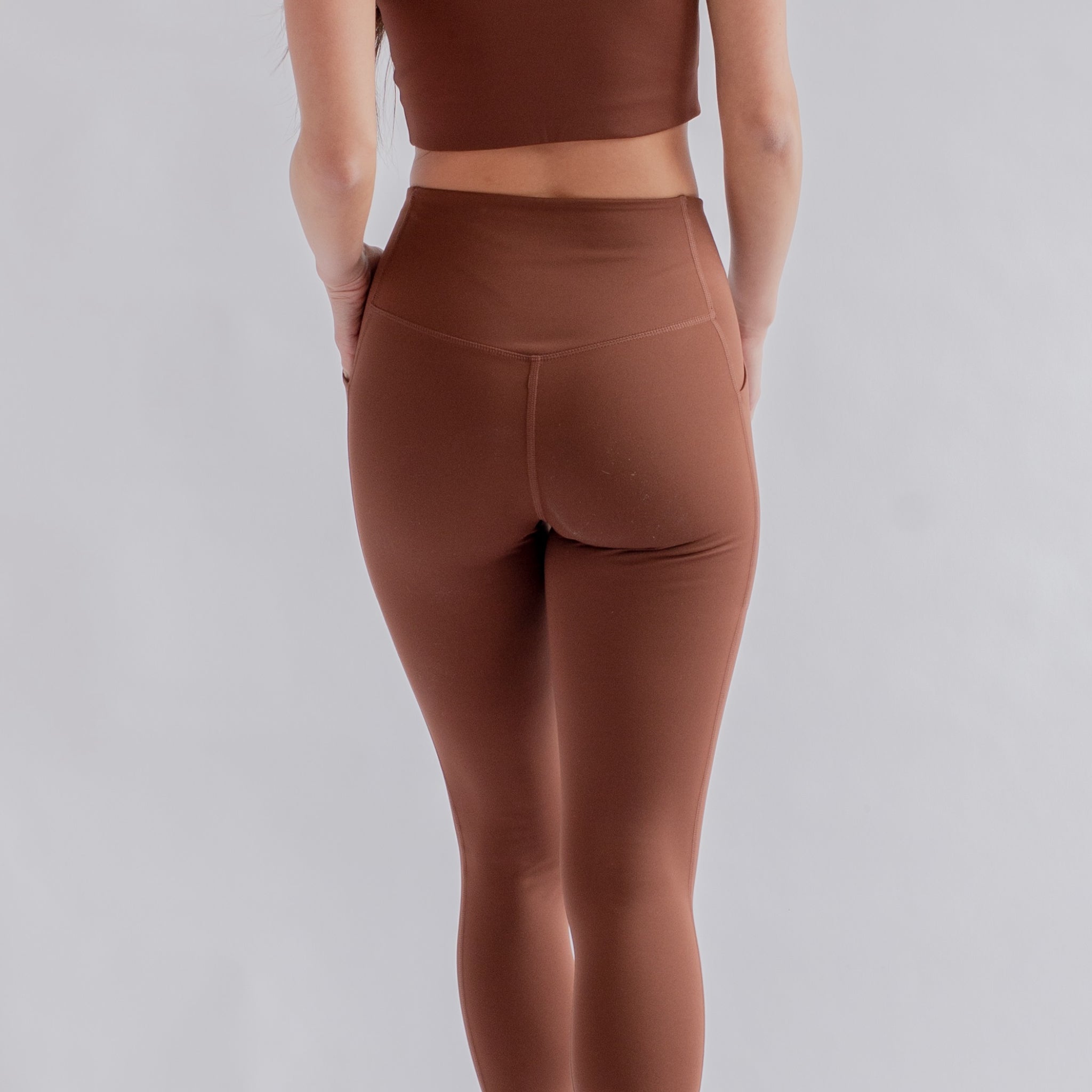 Girlfriend Collective Leggings "Pocket High-Rise" 7/8