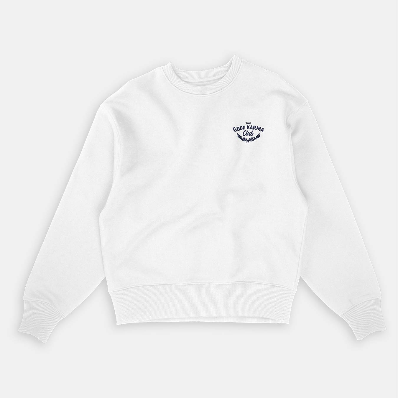 Mady Morrison Sweater "Karma Club" Weiß