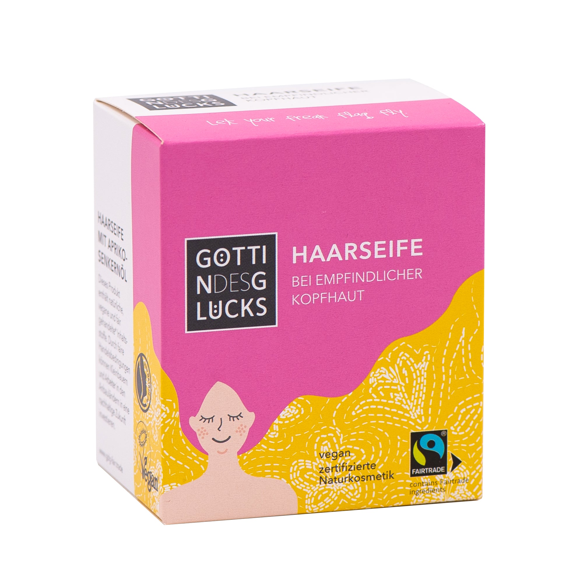 Göttin des Glücks Haarseife bei empfindlicher Kopfhaut 2x80 g 160 g