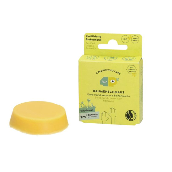 4peoplewhocare Feste Handcreme "Daumenschmaus" 30 g Nachfüller