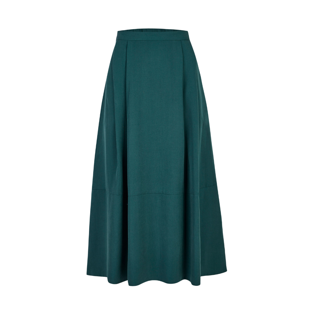 ADDITION Rock "Powerful Skirt Long" XS Evergreen