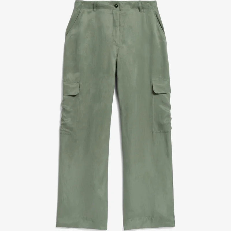 ARMEDANGELS Women Casual Stoffhose "CATIAA" XS Grey Green