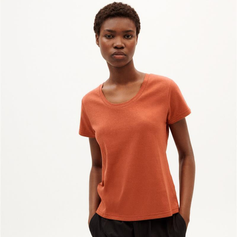 Thinking Mu T-Shirt "REGINA" Rot (Clay Red)