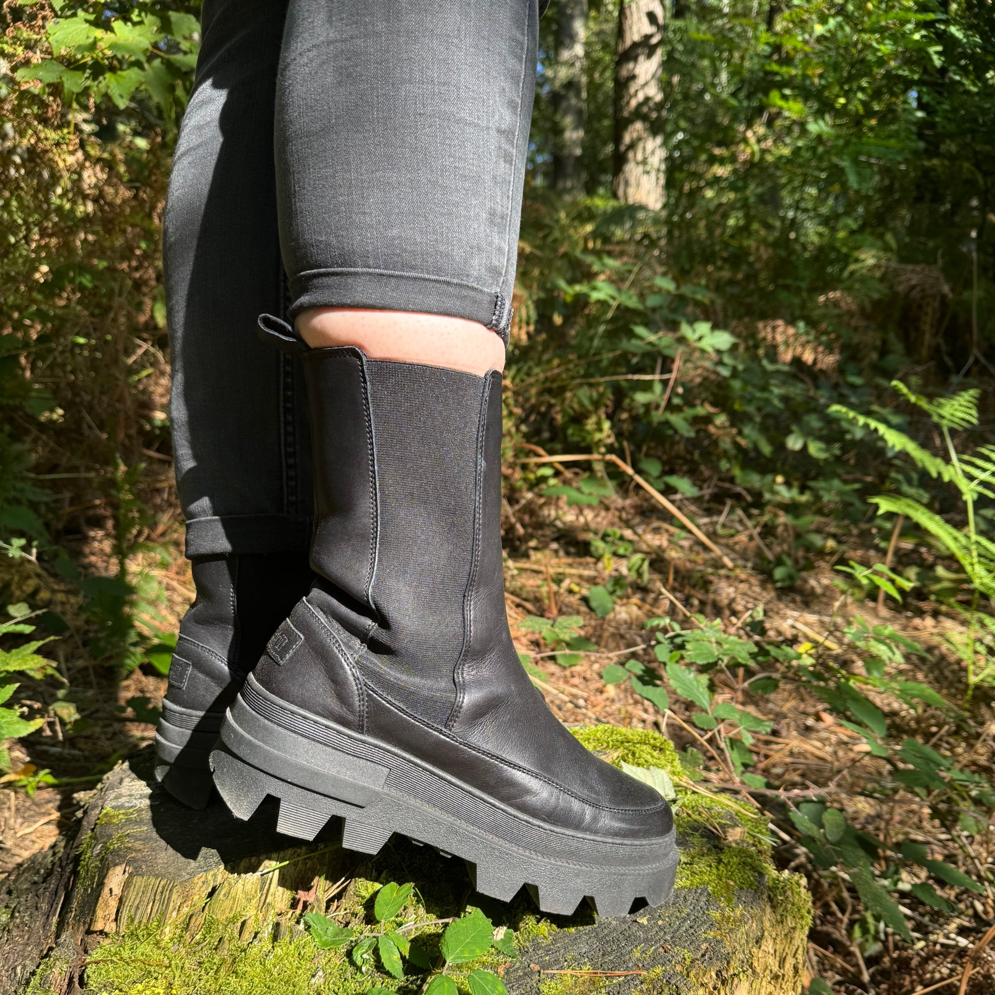 Espadrij l´originale "Chelsea Mid Boot Leather"