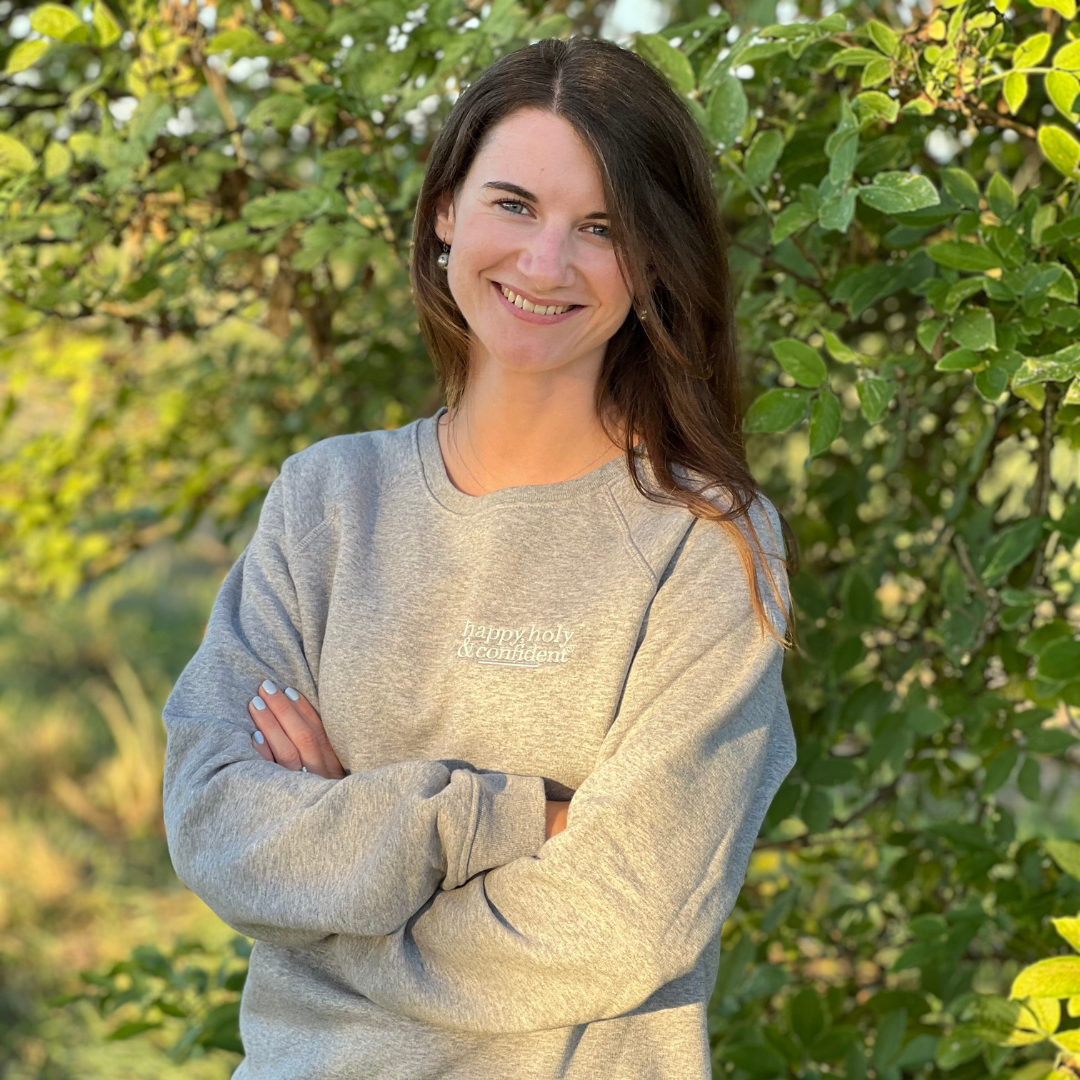 Rock on & Namasté Sweatshirt "Happy Holy & Confident"