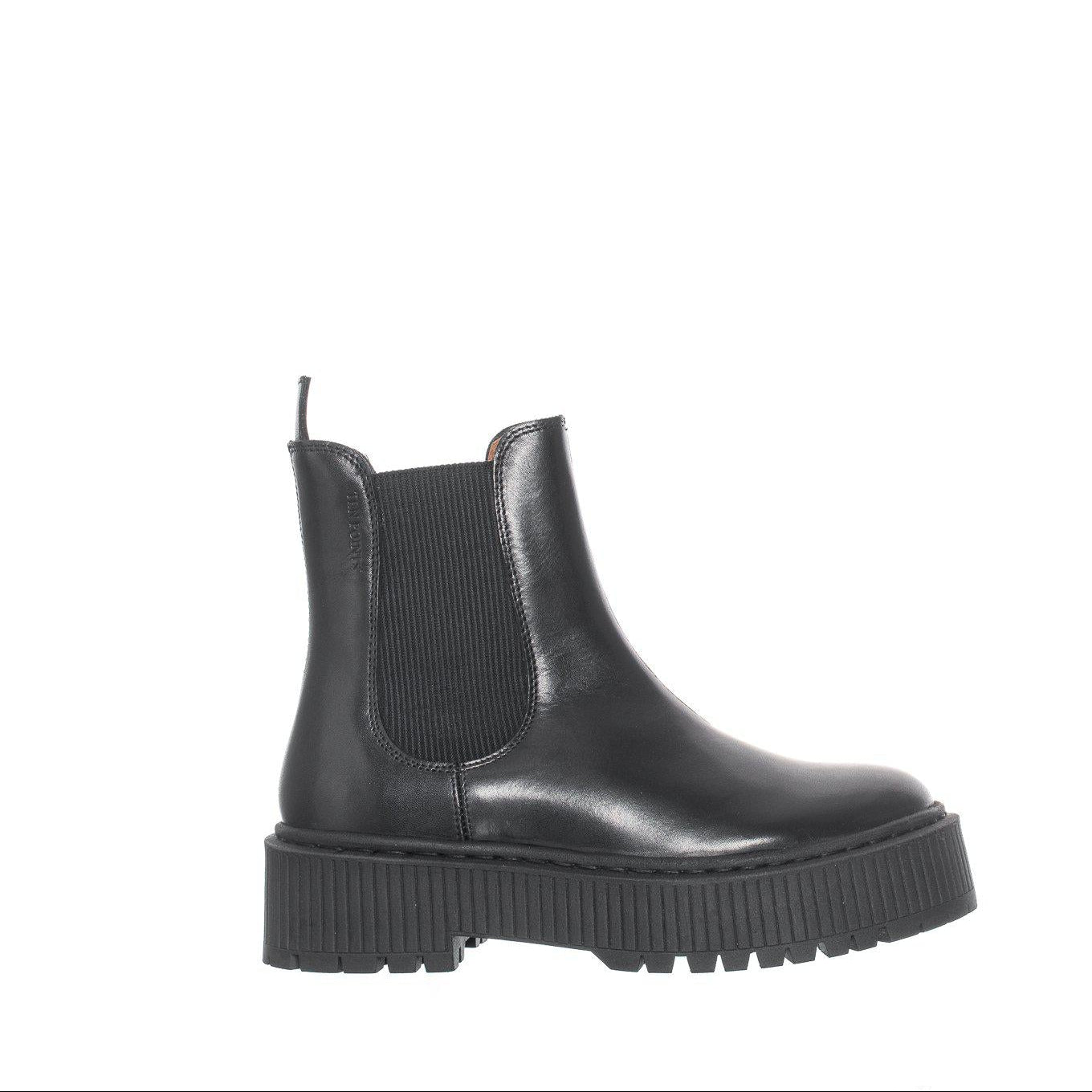 Ten Points Chelsea Stiefeletten "Alina" Black