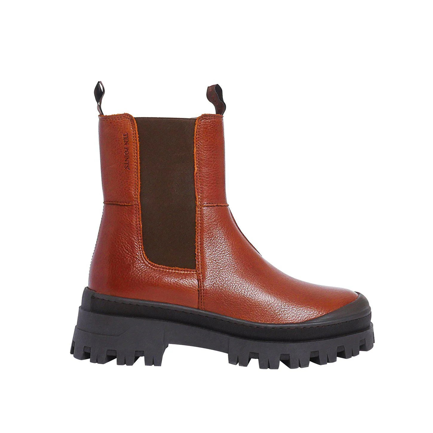Ten Points Warme Stiefel "Jenny" Nutbrown
