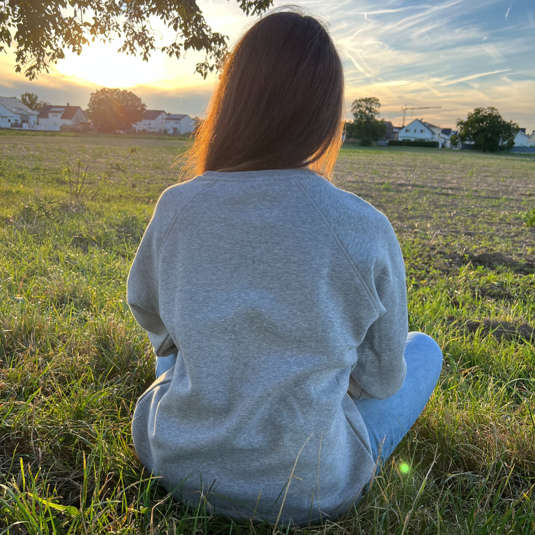 Rock on & Namasté Sweatshirt "Happy Holy & Confident"