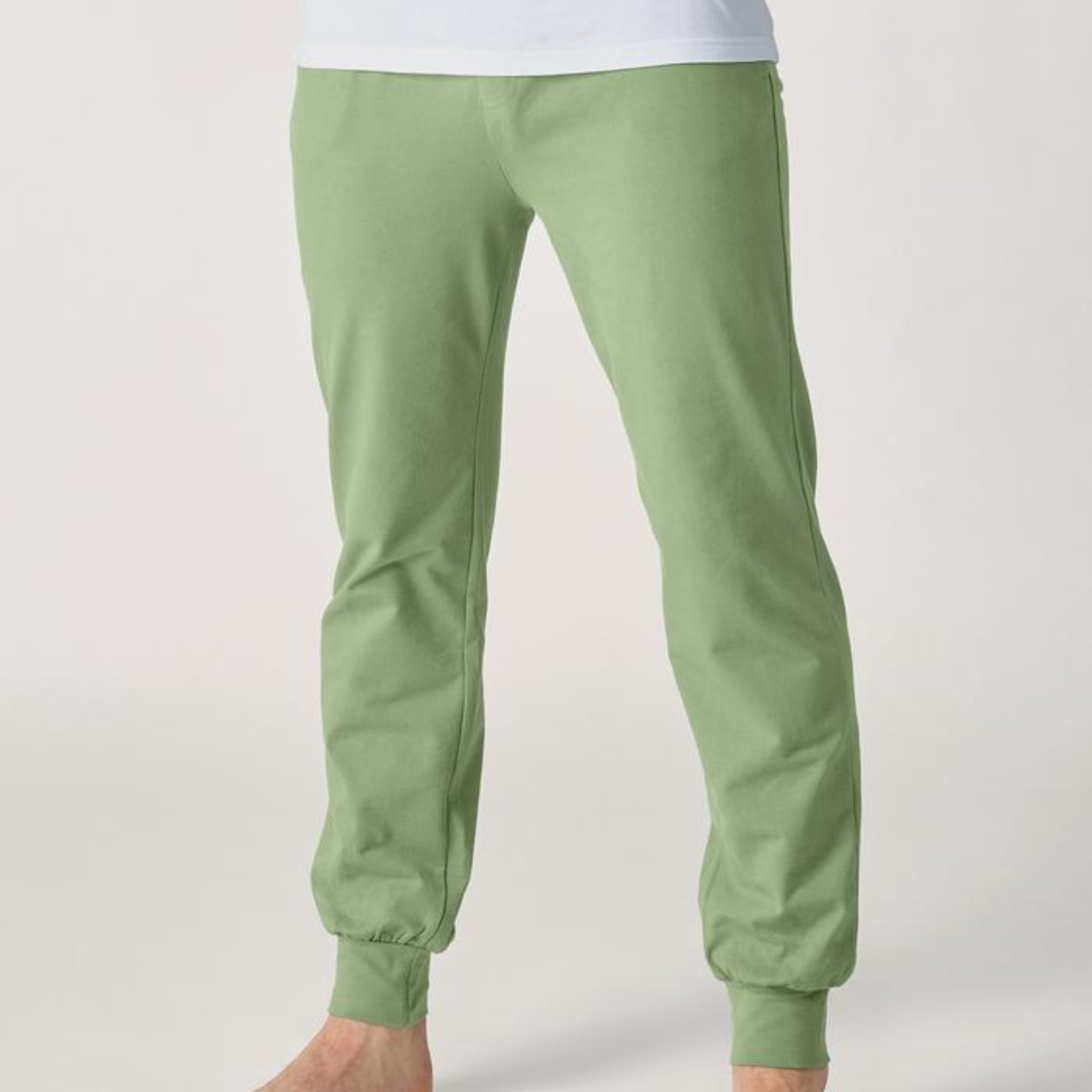 Lotuscrafts Organic Mens Yoga Pants Oil Green