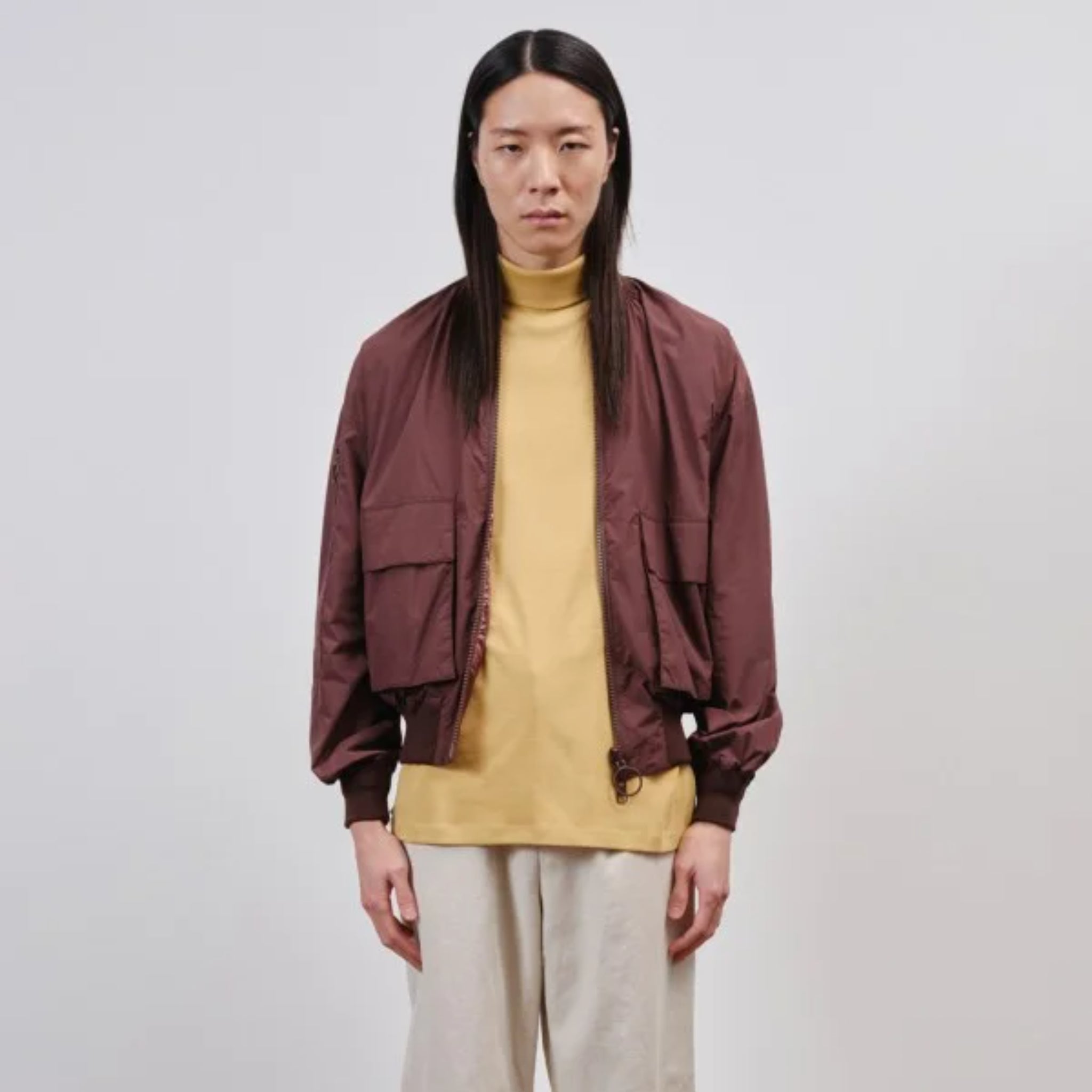 Embassy of Bricks and Logs Blouson "Khudi" Braun