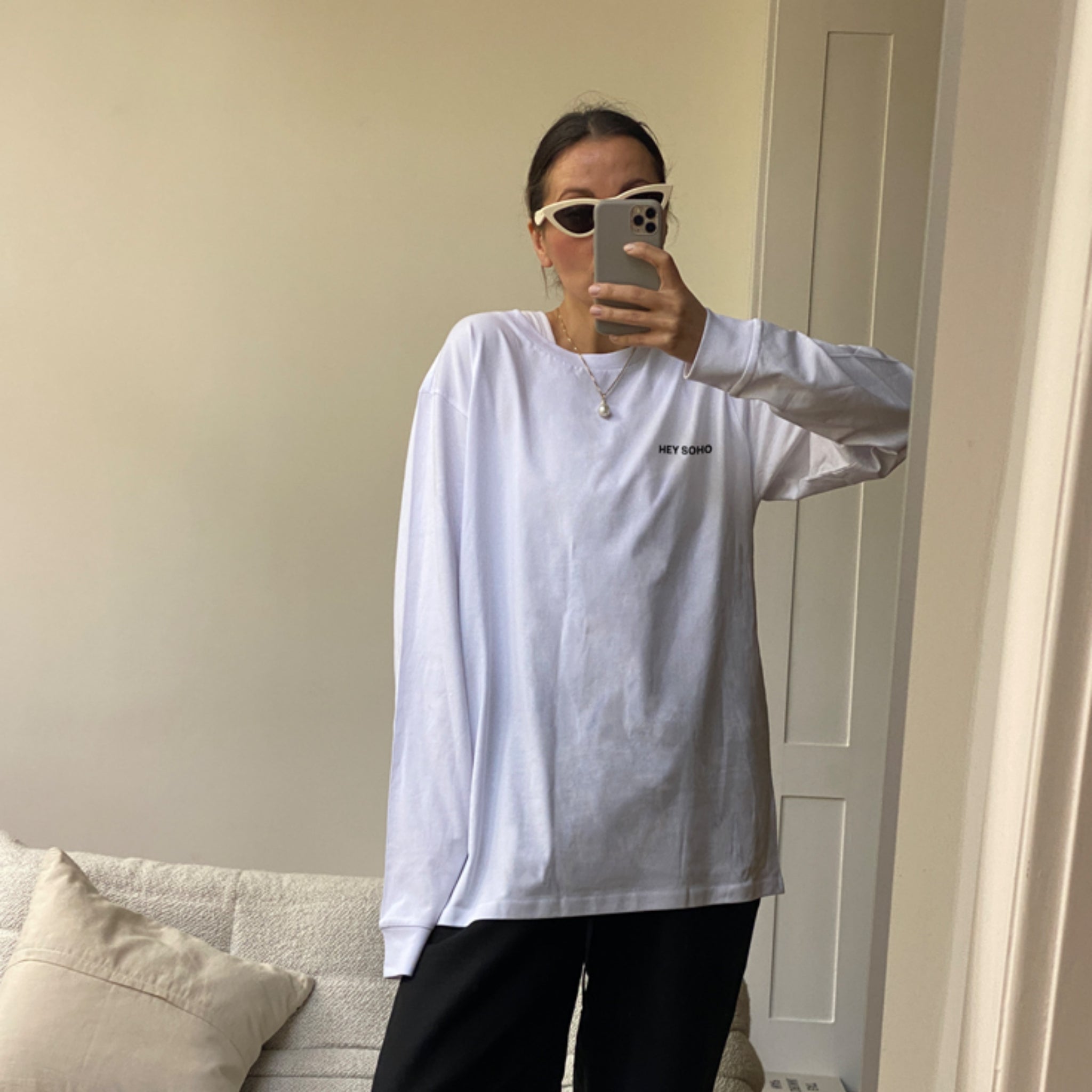 hey soho Longsleeve "Make yourself proud"
