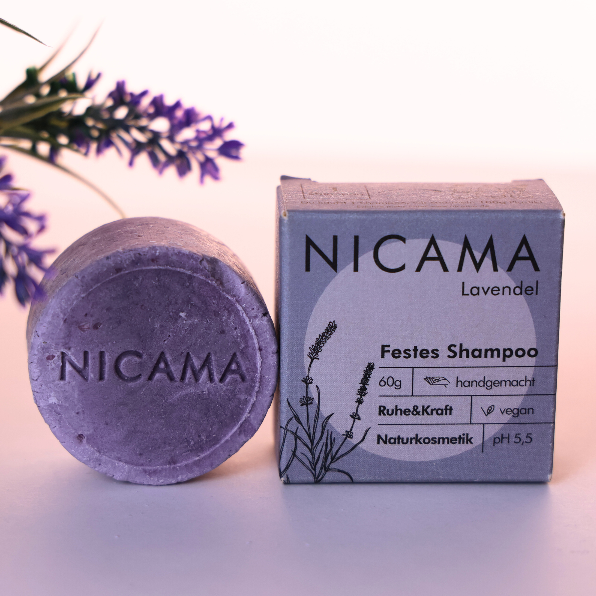 NICAMA Festes Shampoo 60 g