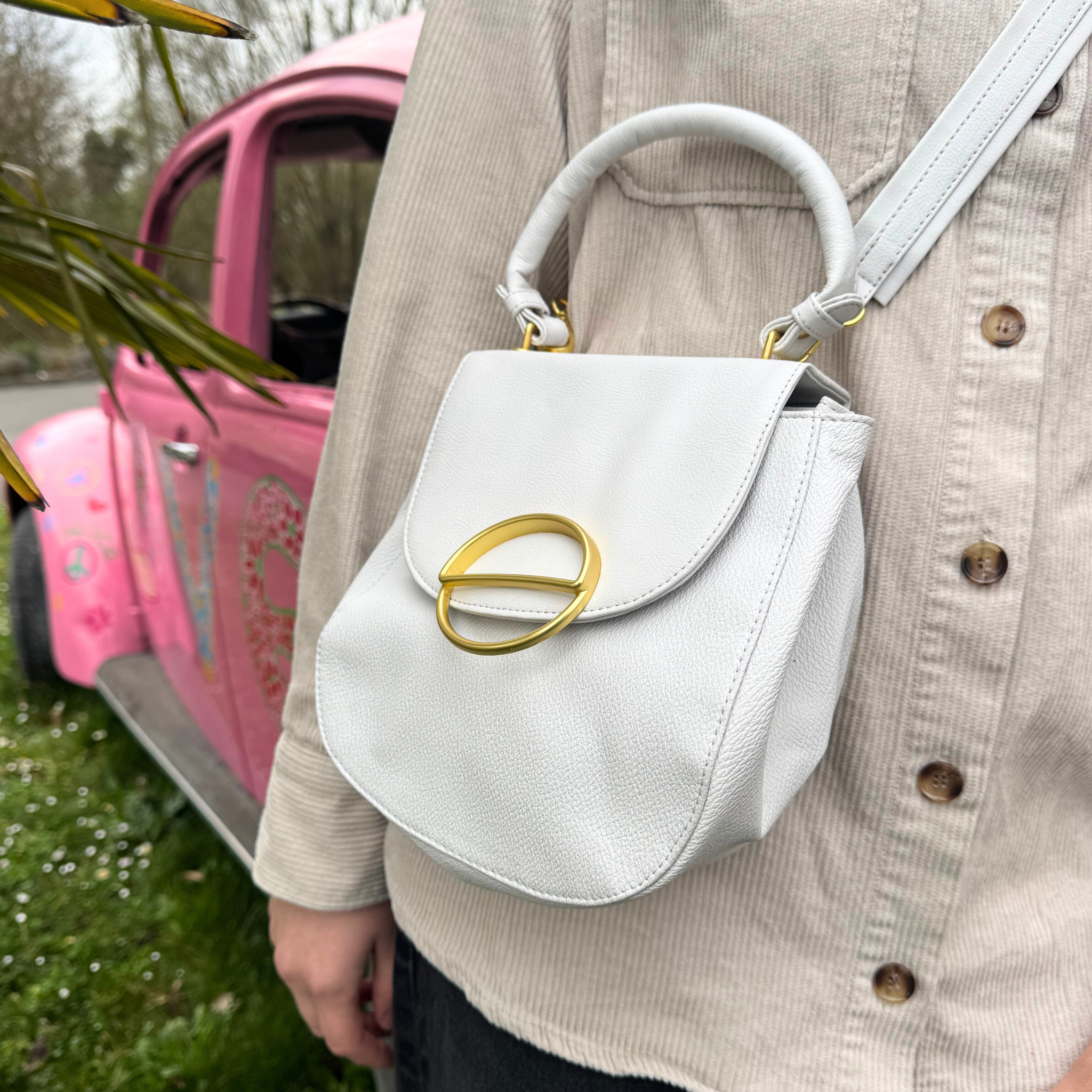 nuuwai Vegane Handtasche "LICA" Almond Milk