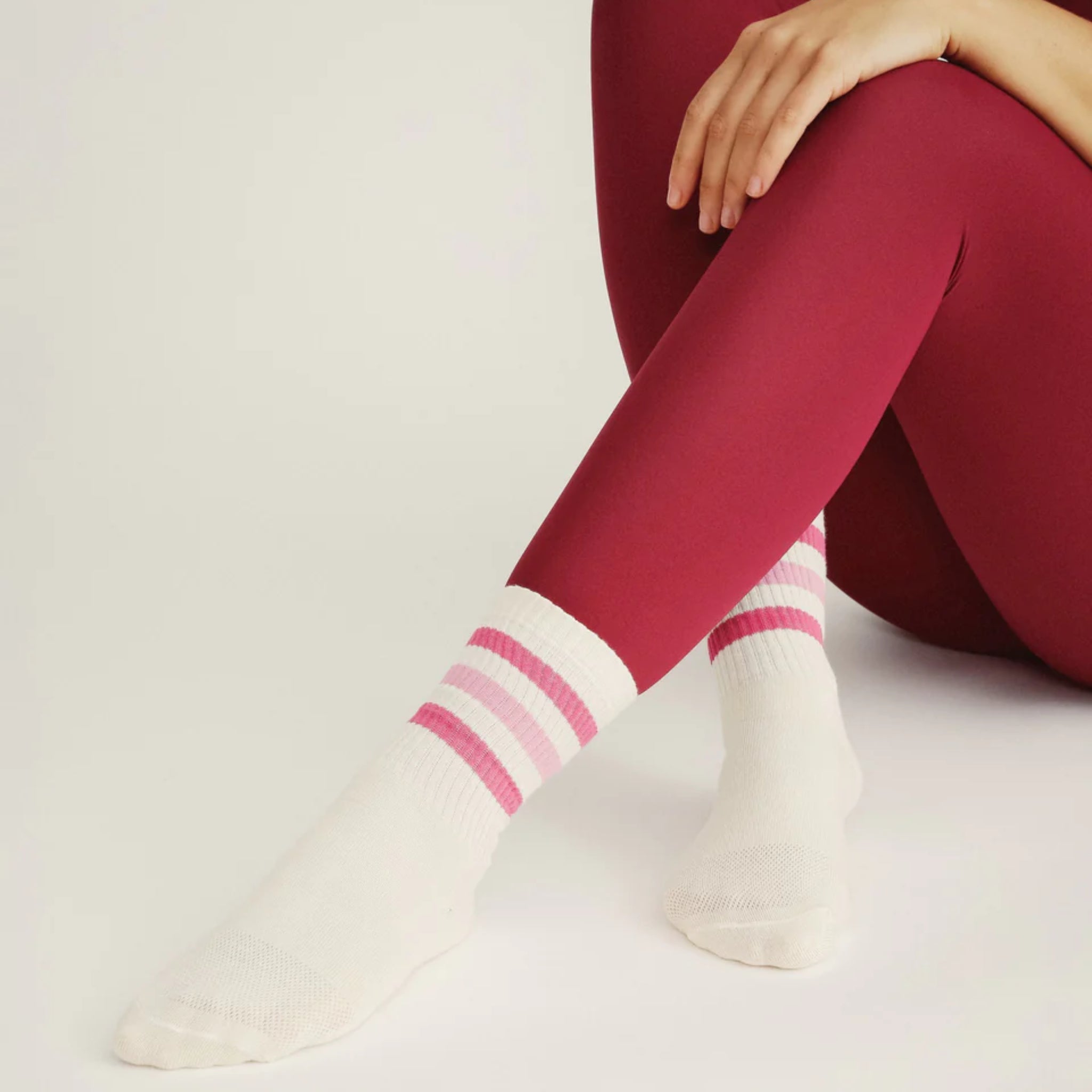 Jutelaune Socken "Triple" Pink