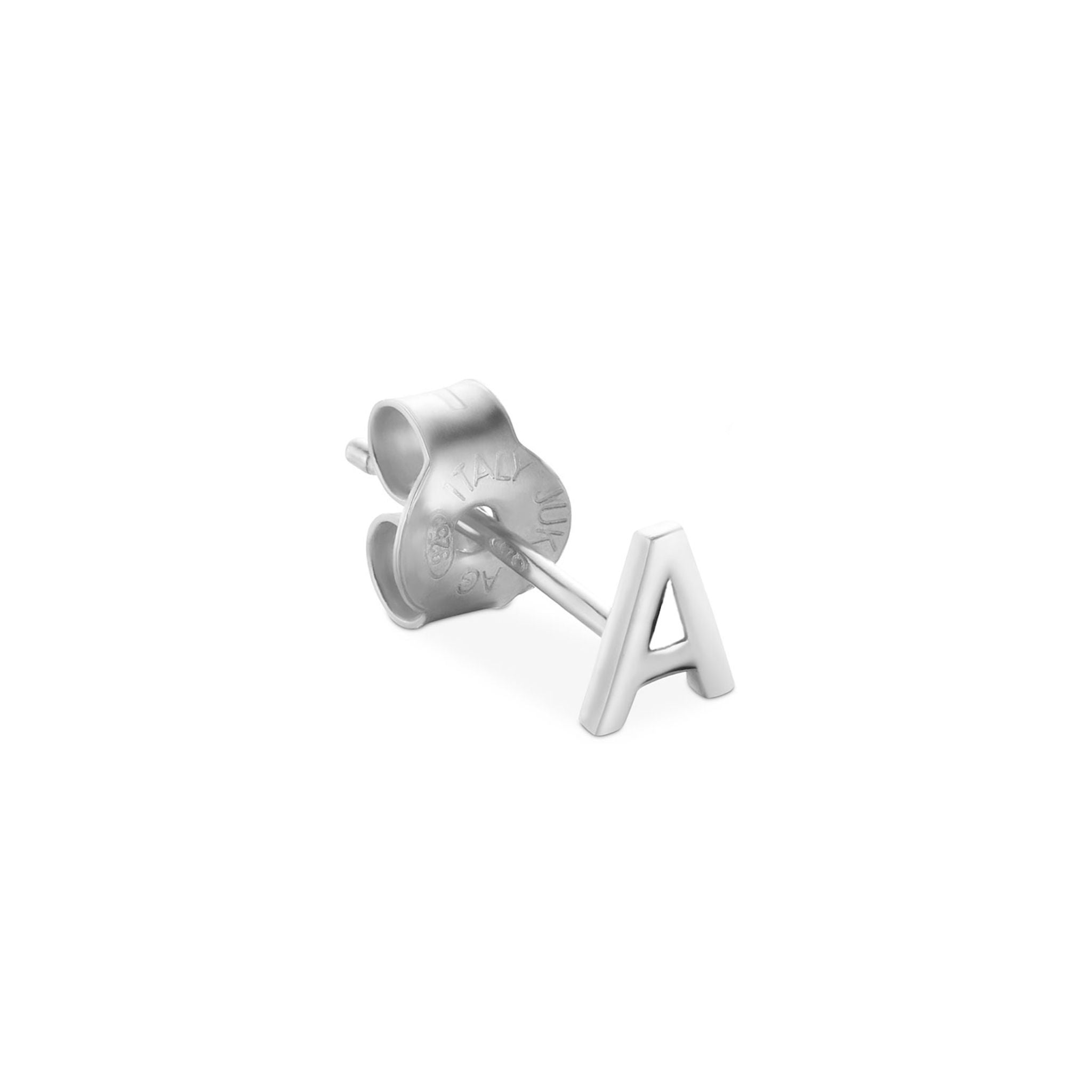 Jukserei Ohrstecker "LETTER" Silber A
