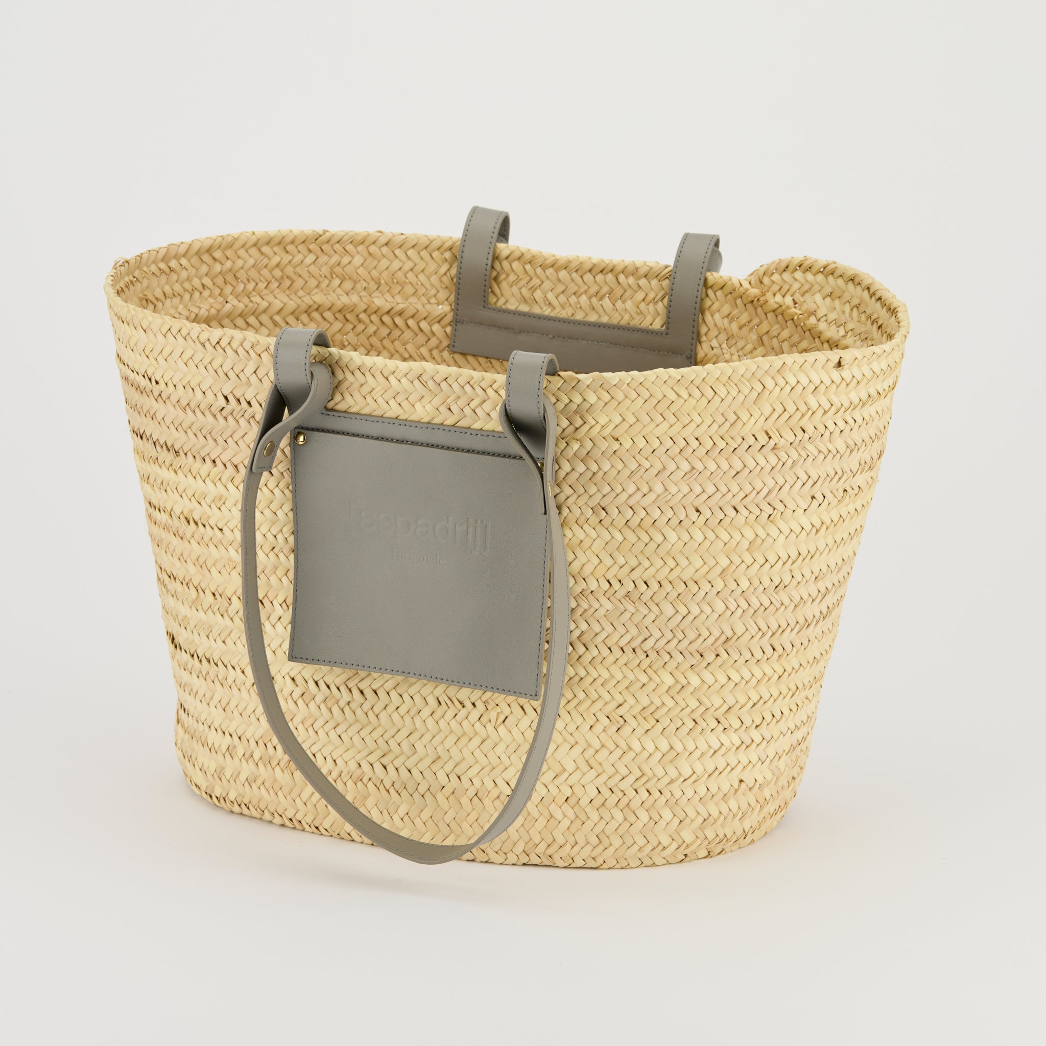 Espadrij l´originale Korb "PALMBASKET LUXE POCKET" One Size Gris