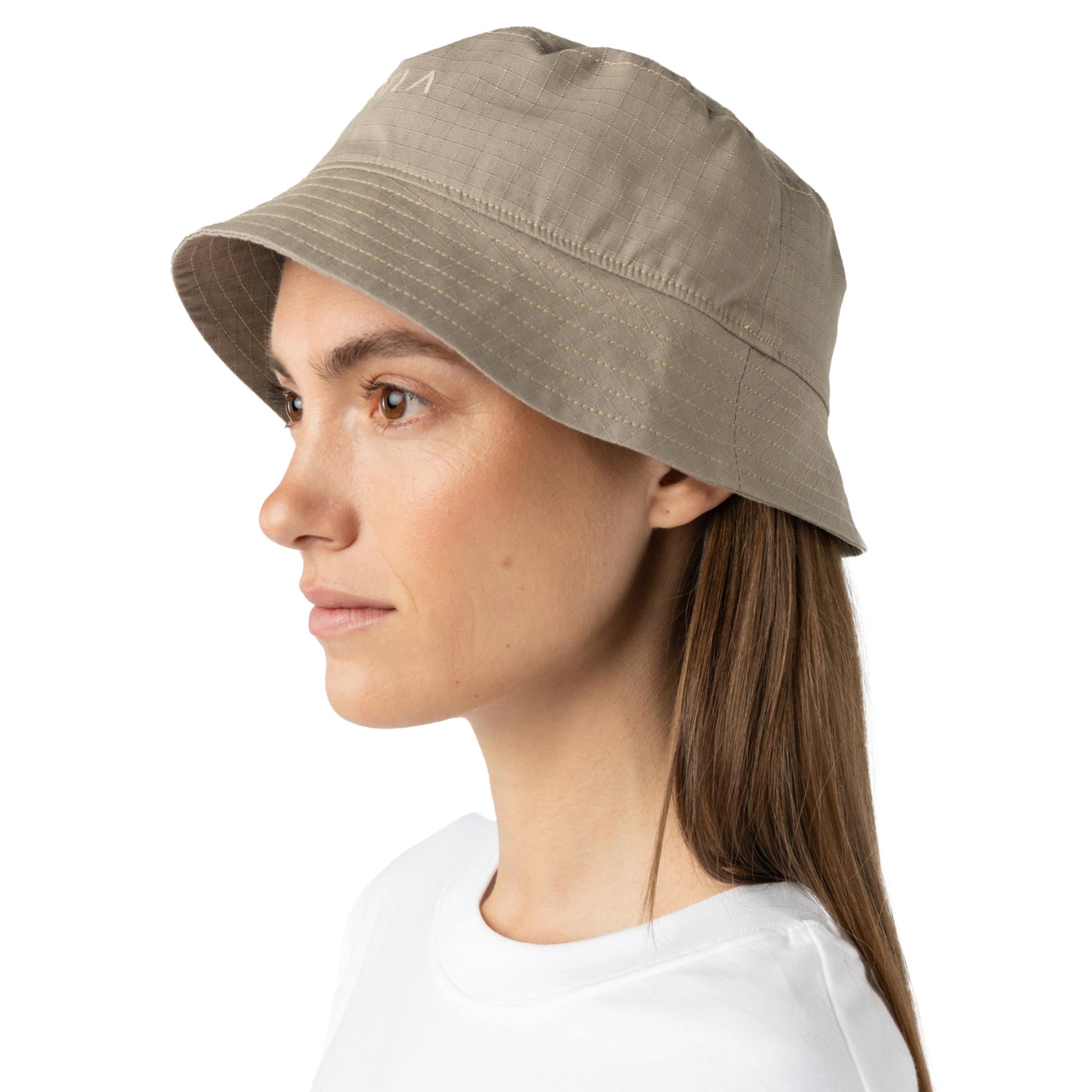MELA Unisex Bucket Hat "AFTAB" Onesize Taupe