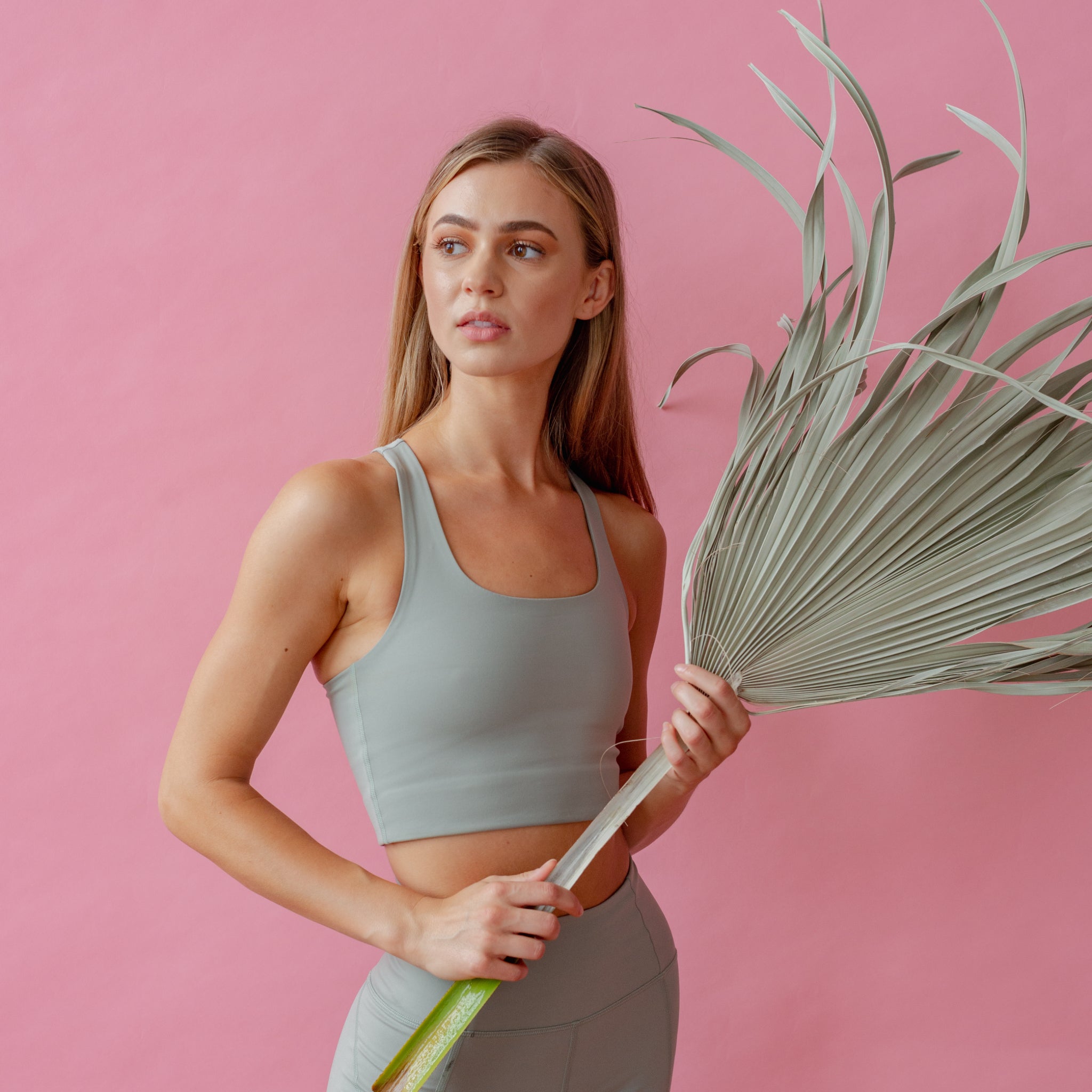 Girlfriend Collective Sport-BH "Paloma" Agave