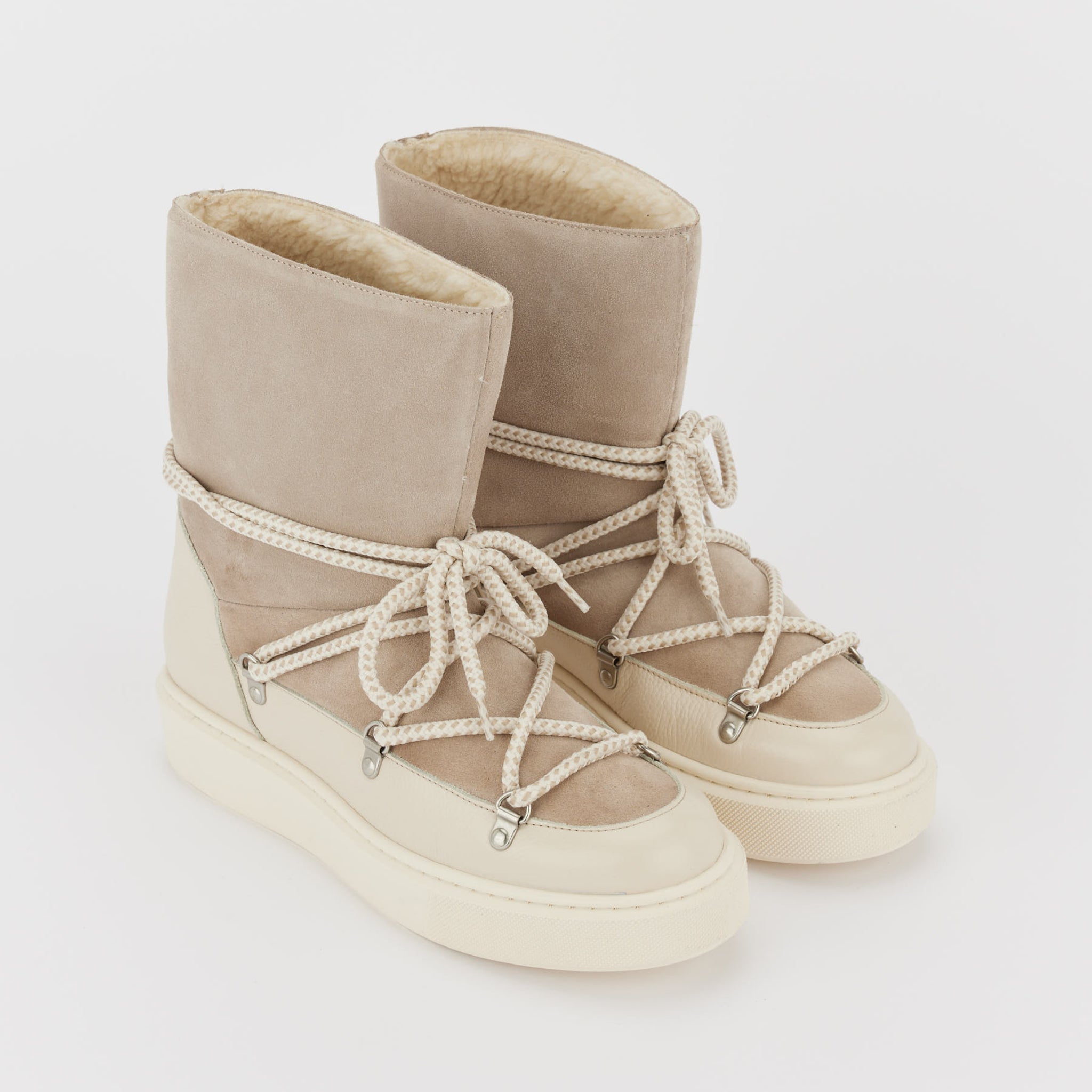 Espadrij l´originale Winterstiefel "Snow Short Boot" Beige