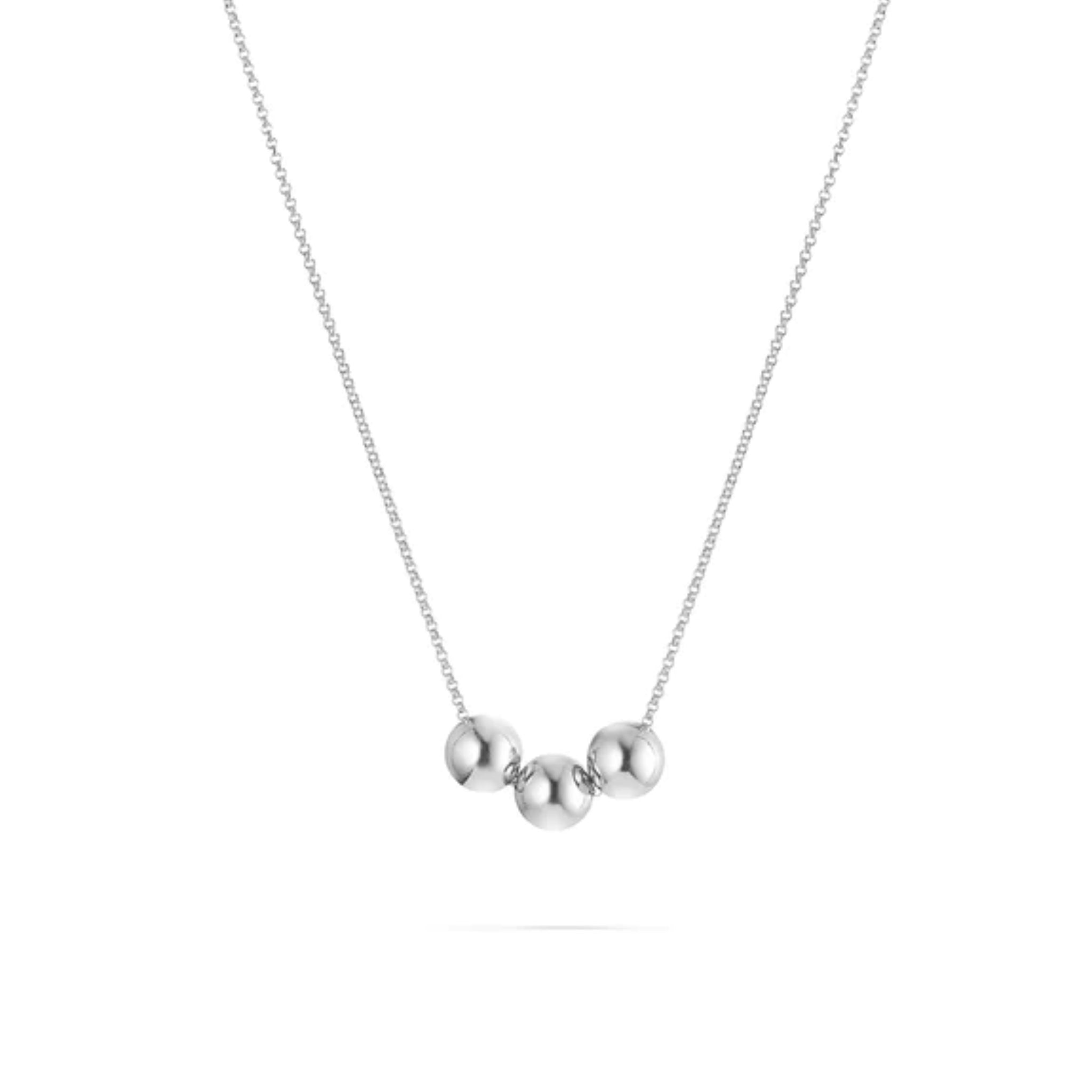 Jukserei Halskette "Boules" Silber