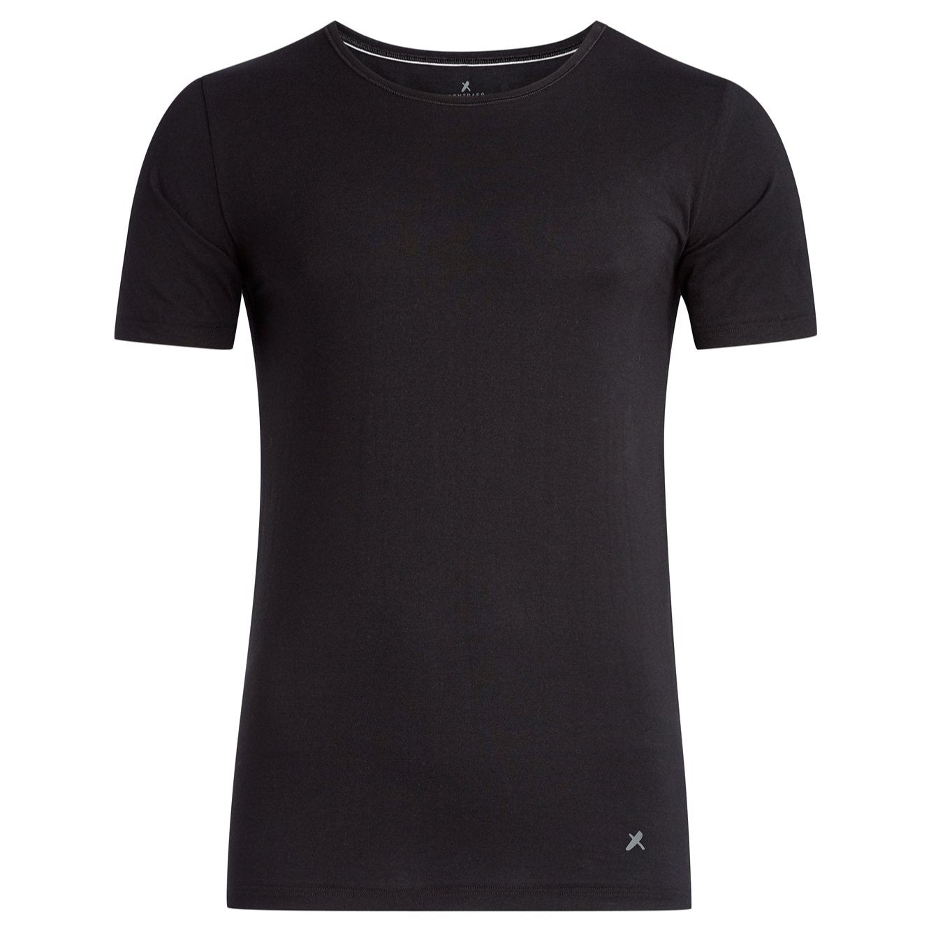 Contraer Rundhals T-Shirt kurzarm Schwarz