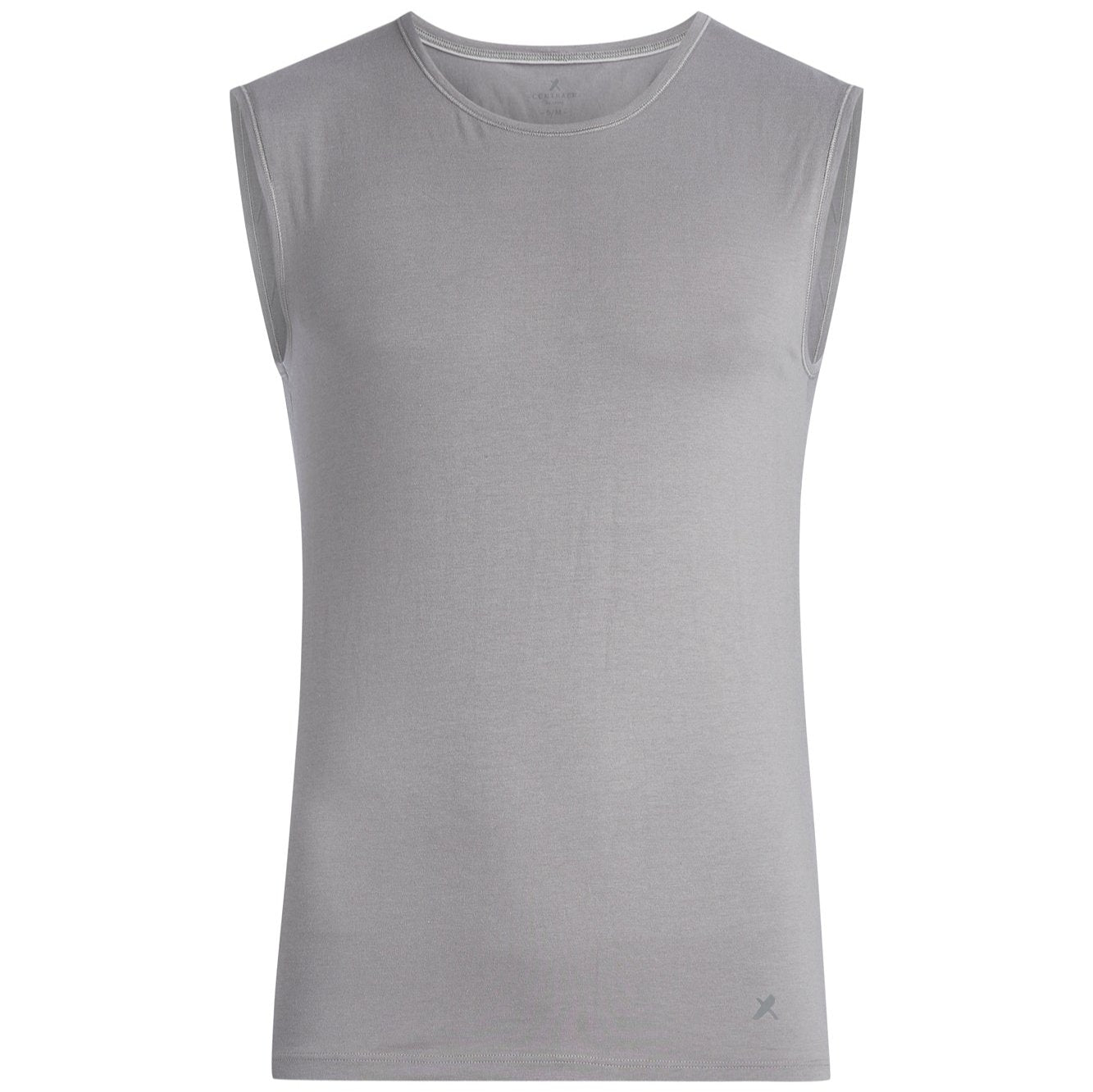 Contraer Rundhals T-Shirt 1/4 Arm Frostgrau