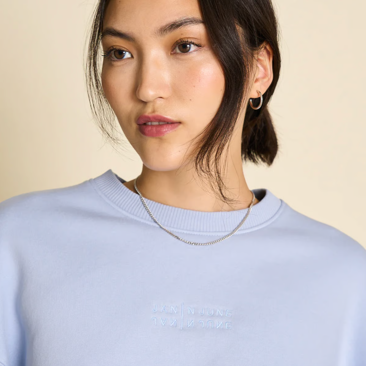 JAN N JUNE Sweatshirt "FEB mit Logo"