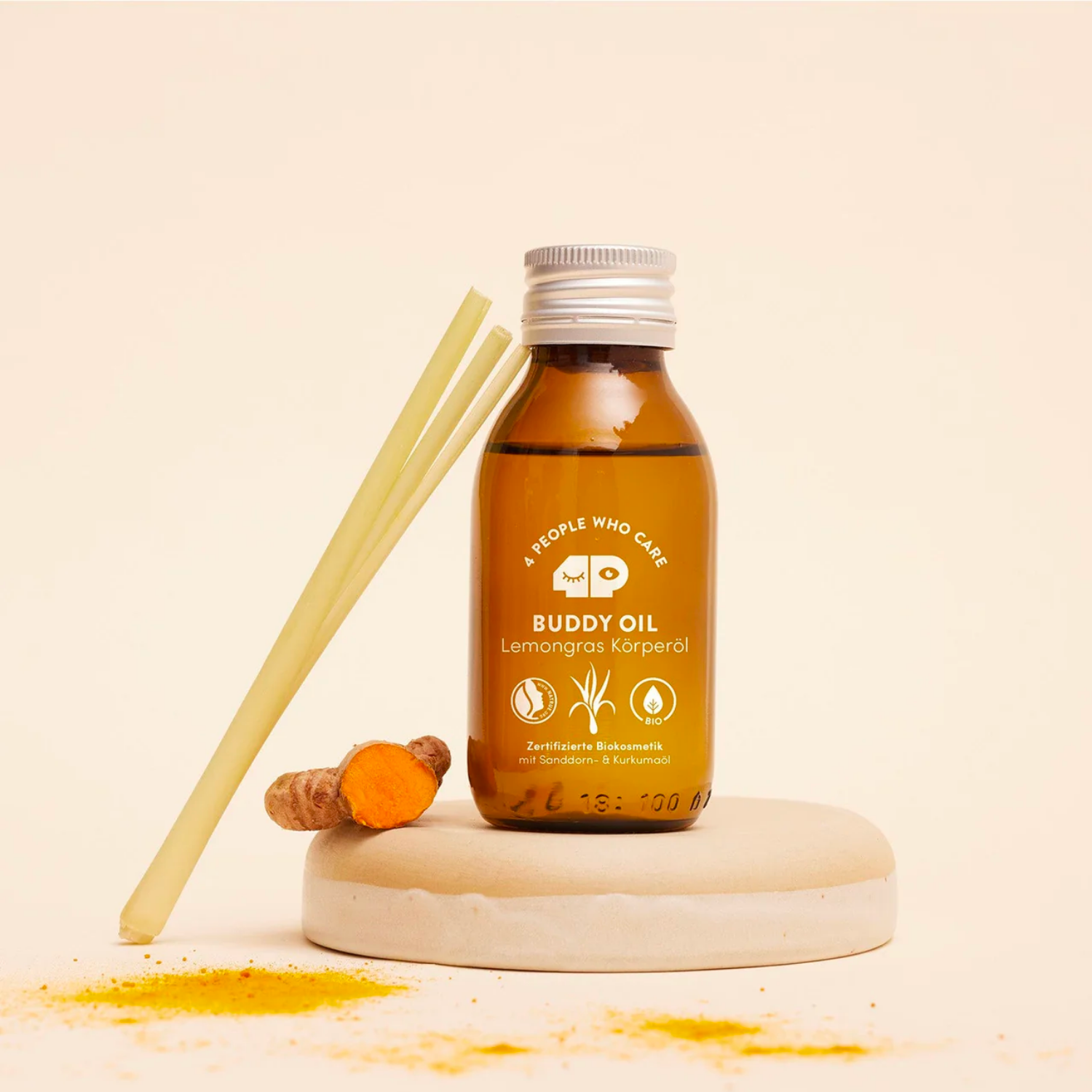 4peoplewhocare Lemongras Körperöl "Buddy Oil" 100 ml