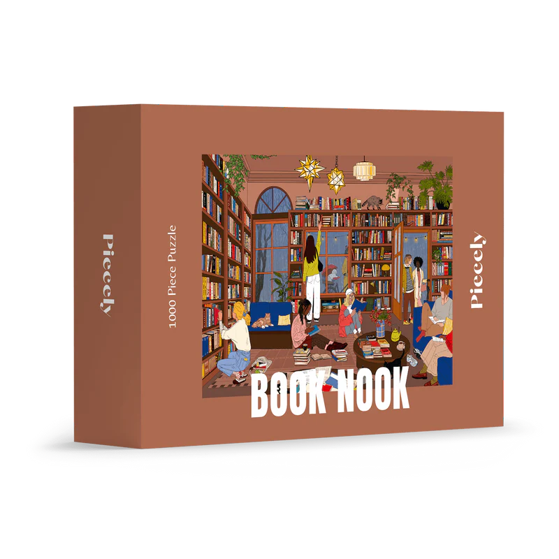 Piecely Puzzle 1000 Teile Book Nook 48 x 68 cm